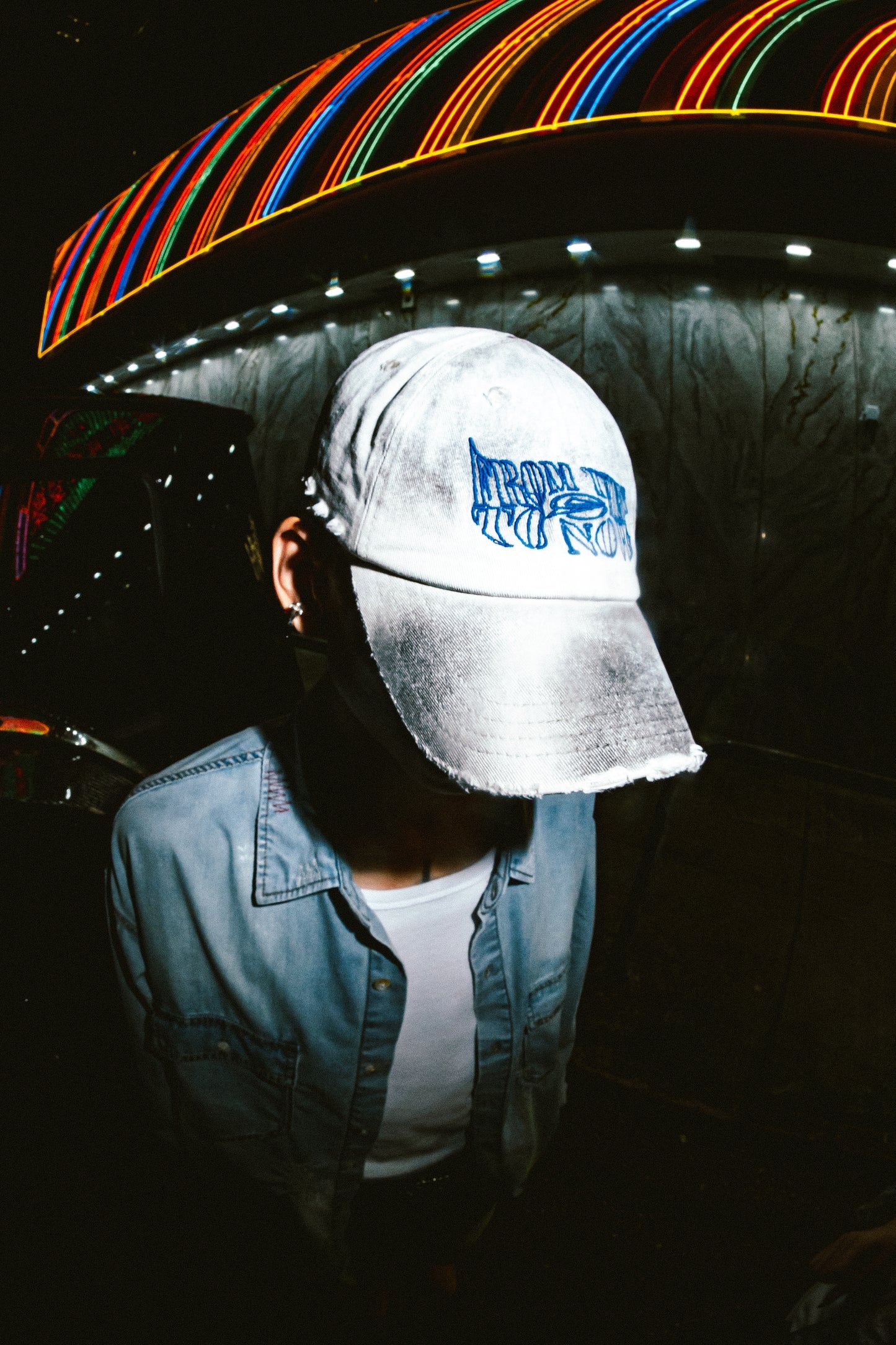 SENSE - Washed Aging Cap White