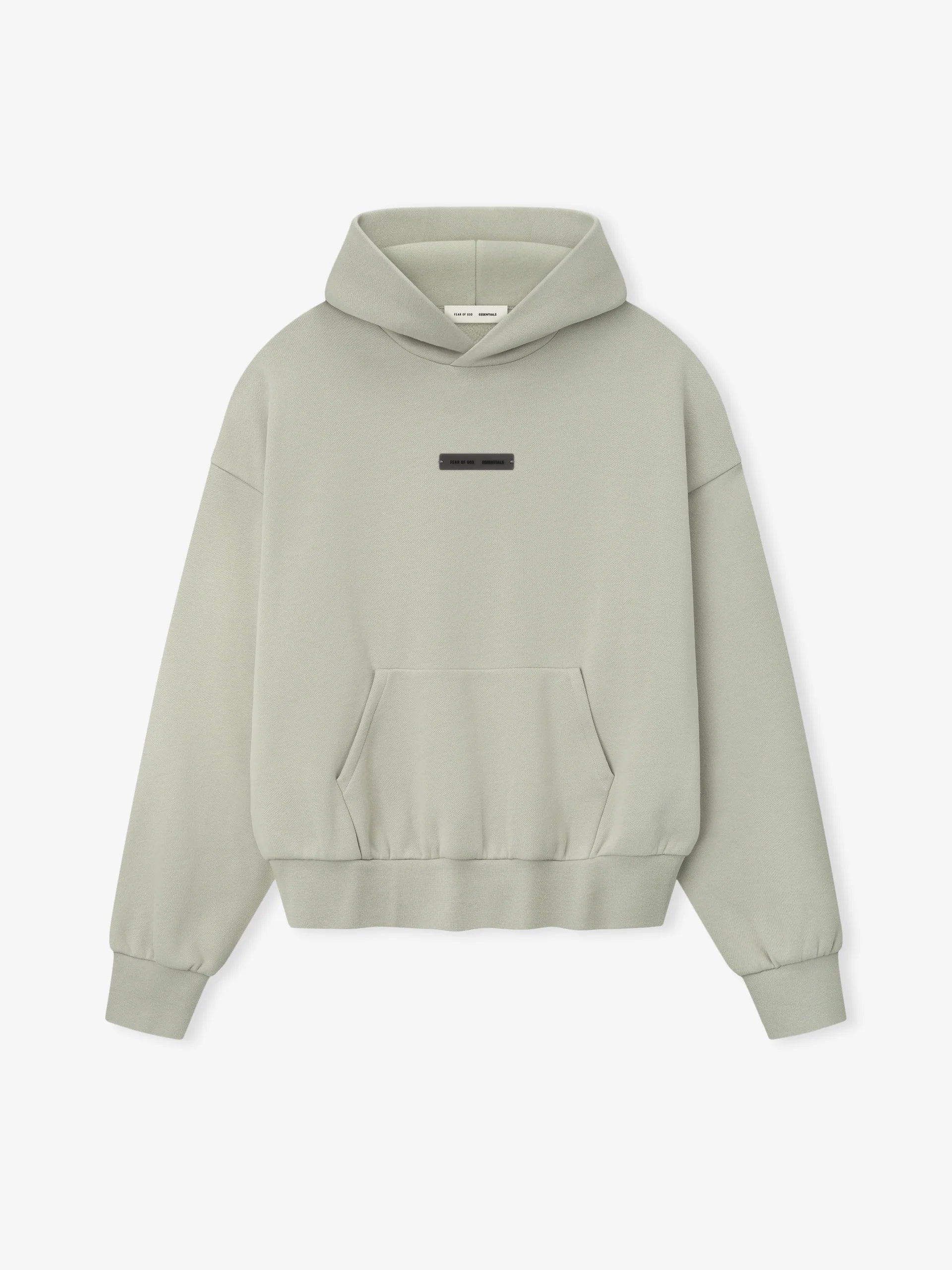 ESSENTIALS CLASSIC FIT FLEECE HOODIE - ABBEY STONE