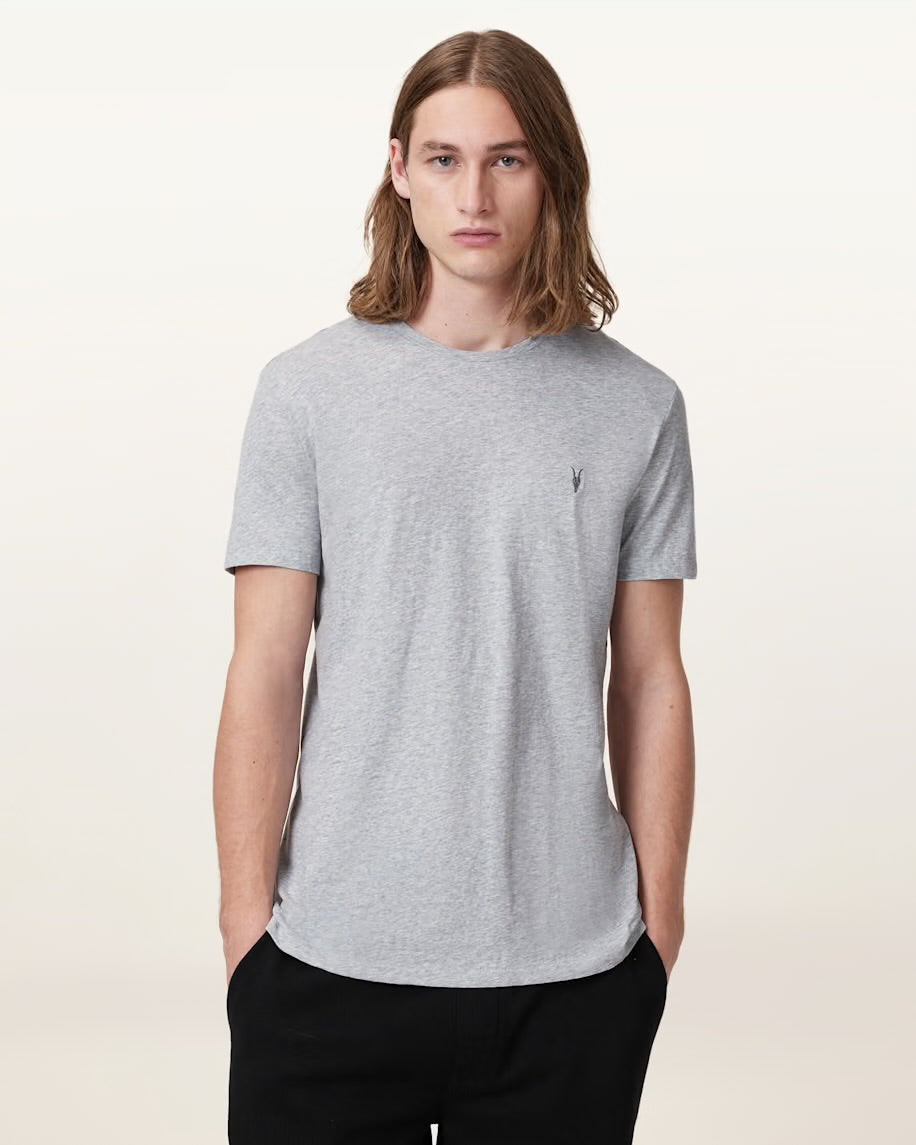 ALL SAINTS Tonic Crew Neck Slim Ramskull T-Shirt