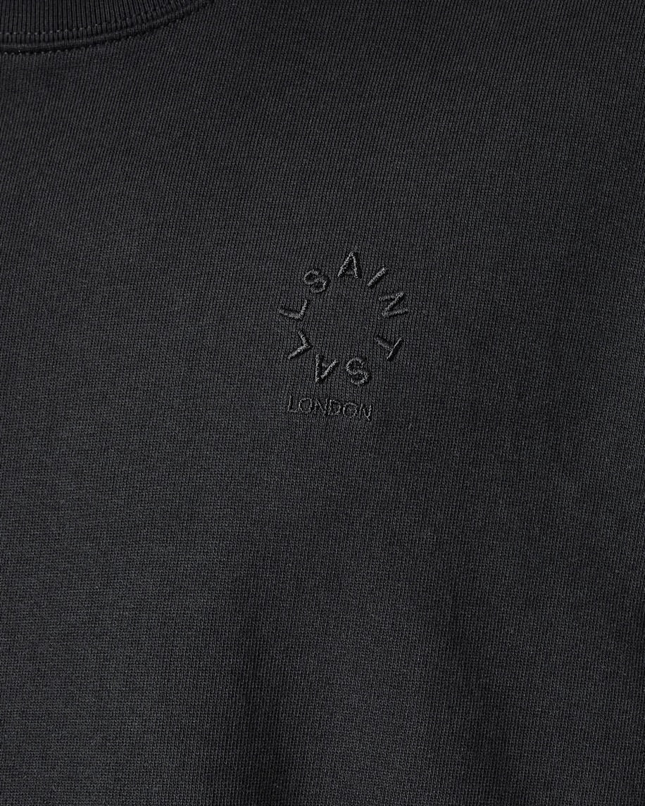 ALL SAINTS Haven Embroidered Logo Oversized T-Shirt