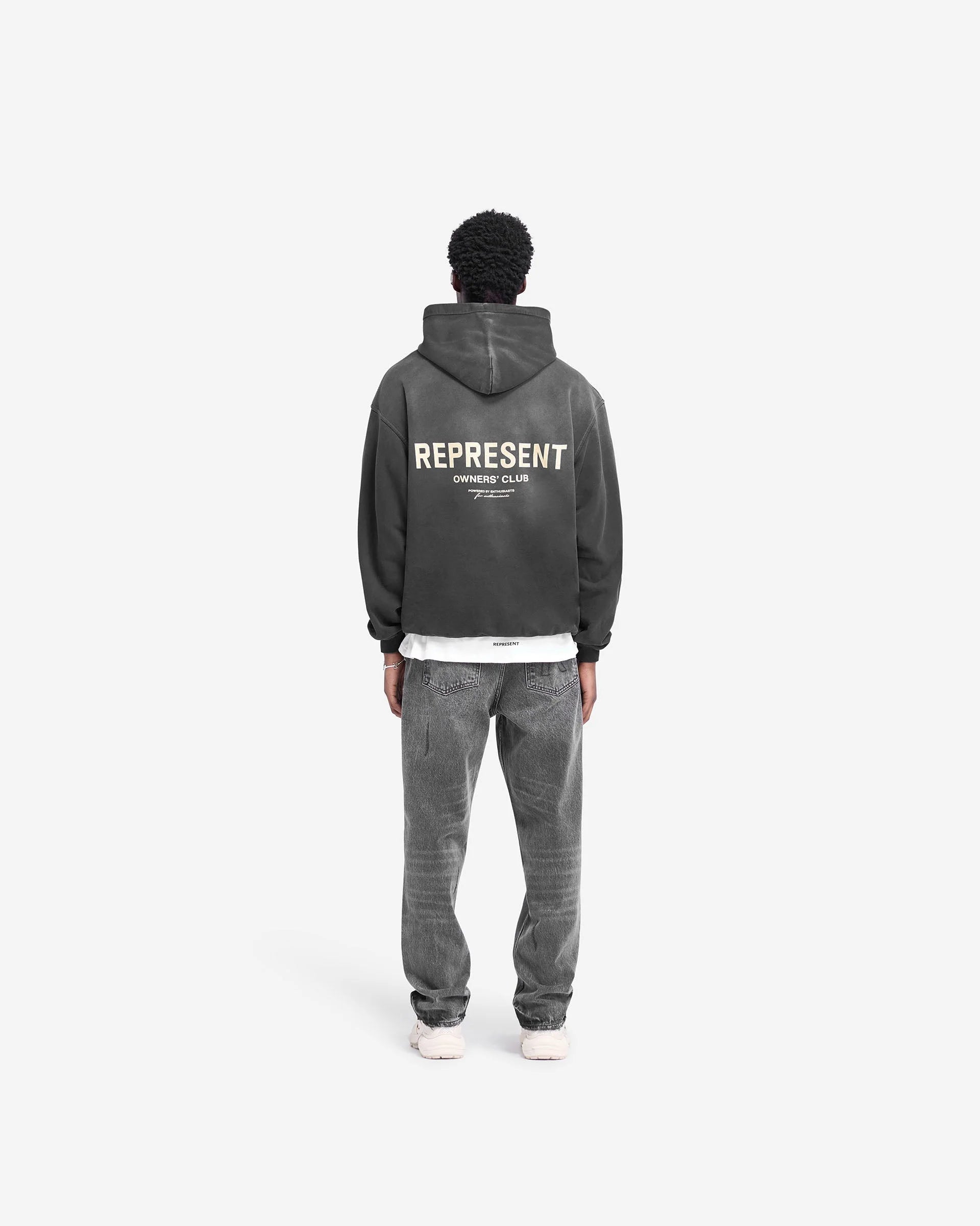Represent Owners Club hoodie - Aged black
