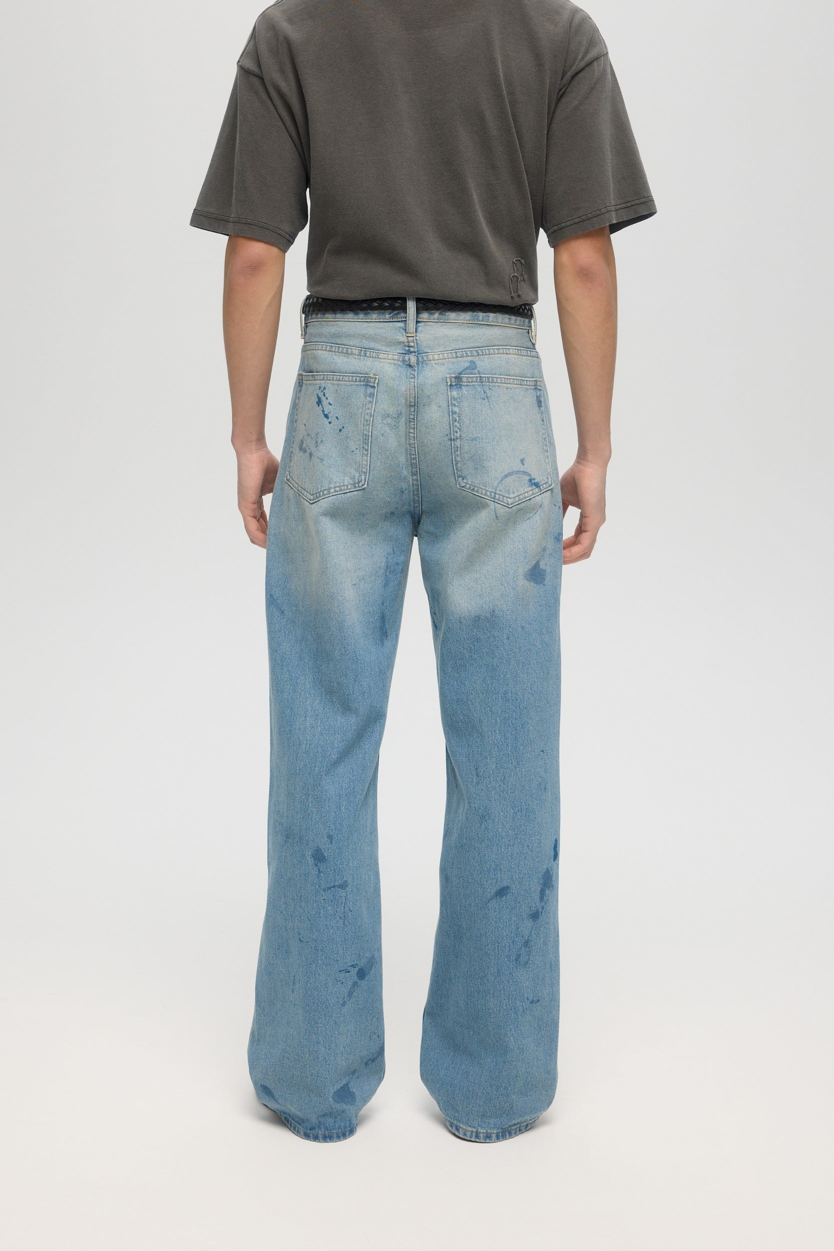 DOMREBEL - SCUFF FW25 JEANS - MID BLUE