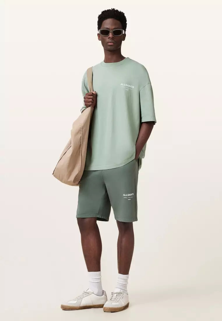 ALL SAINTS Underground Oversized T-shirt - Mint