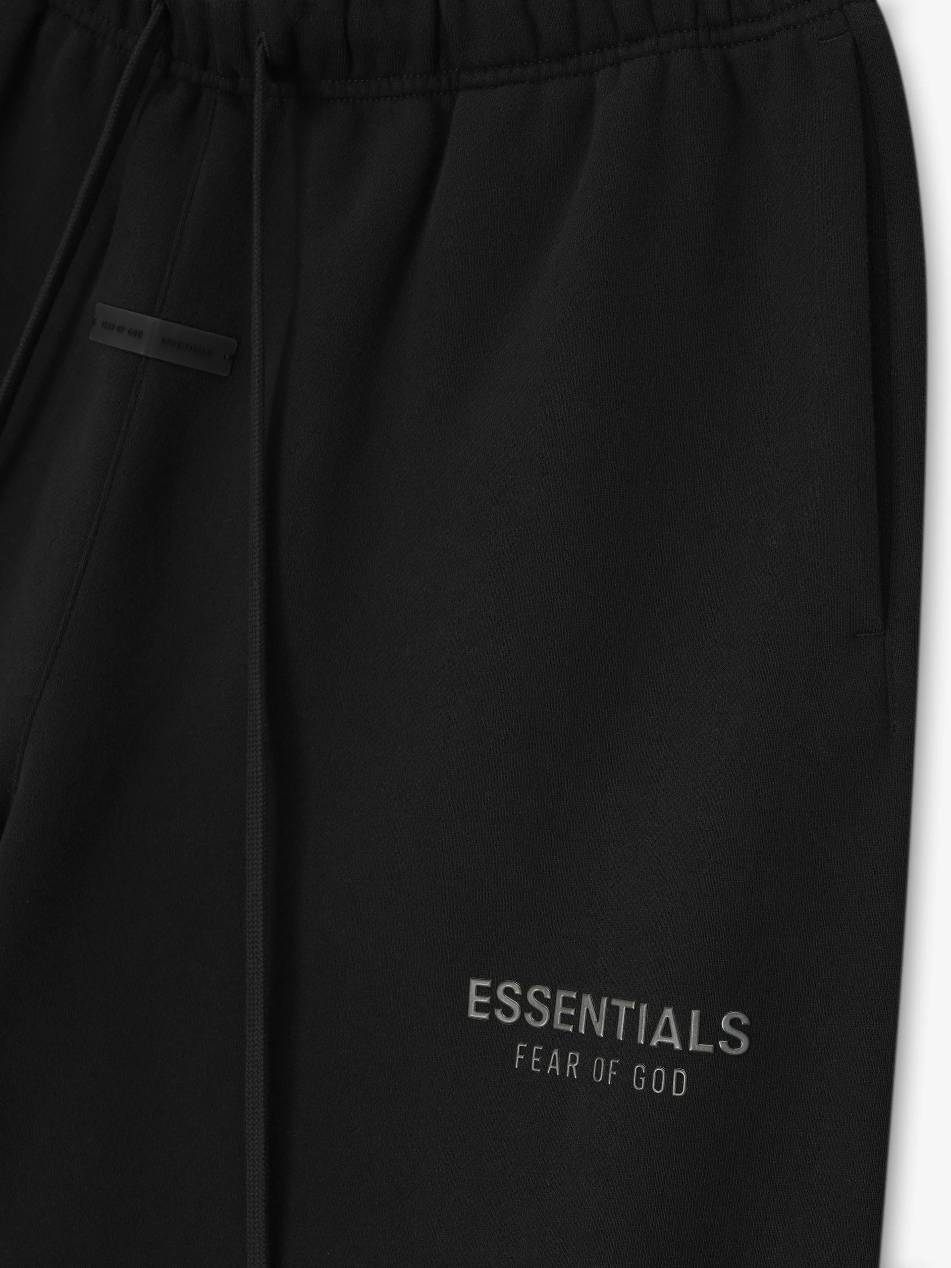 ESSENTIALS CLASSIC SWEATSHORT - JET BLACK