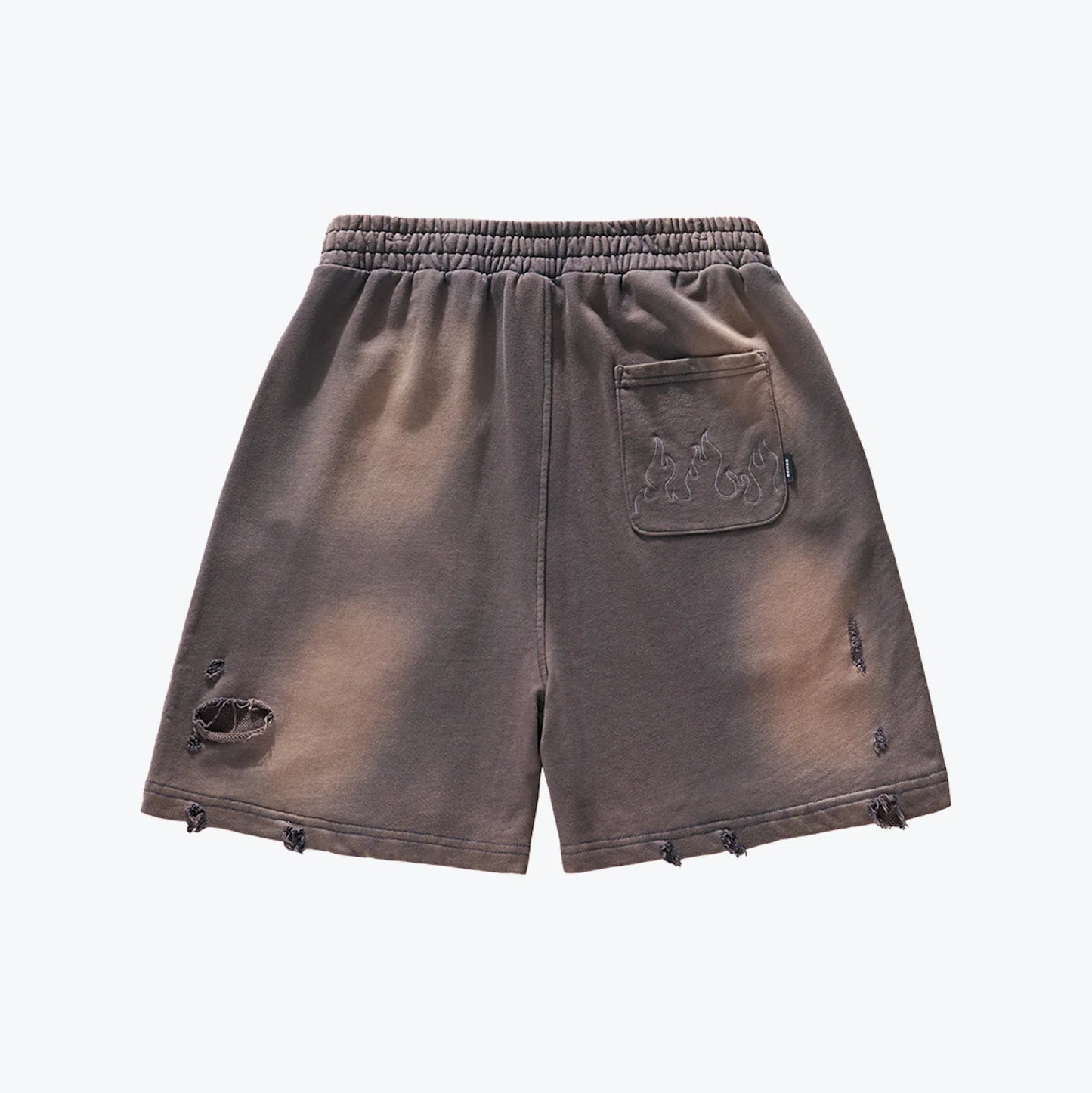 Sense - Sun Faded Wash Sueat Shorts Grape