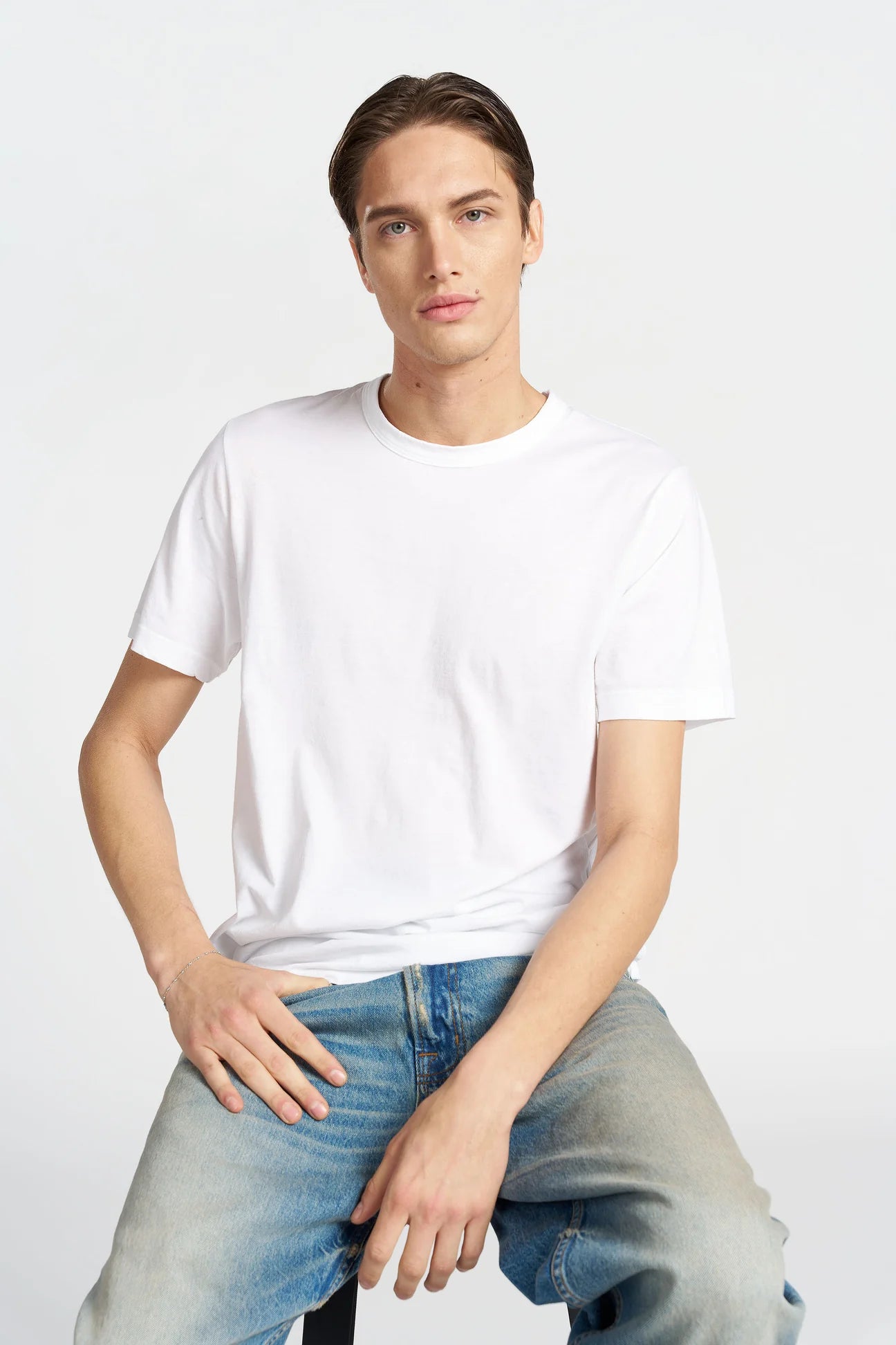 COTTON CITIZEN CLASSIC CREW TEE - WHITE