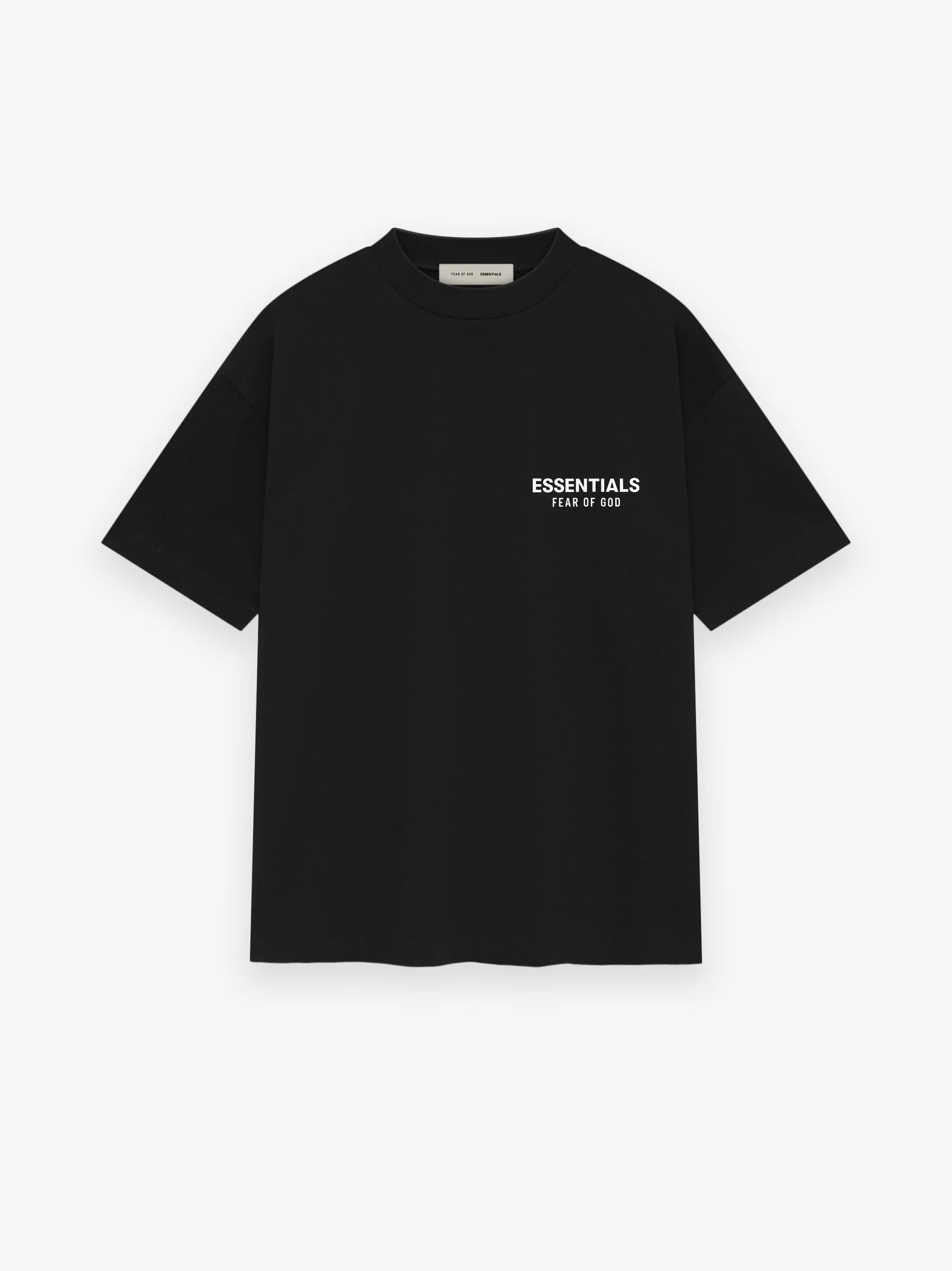 ESSENTIALS CLASSIC FIT TEE - Jet black