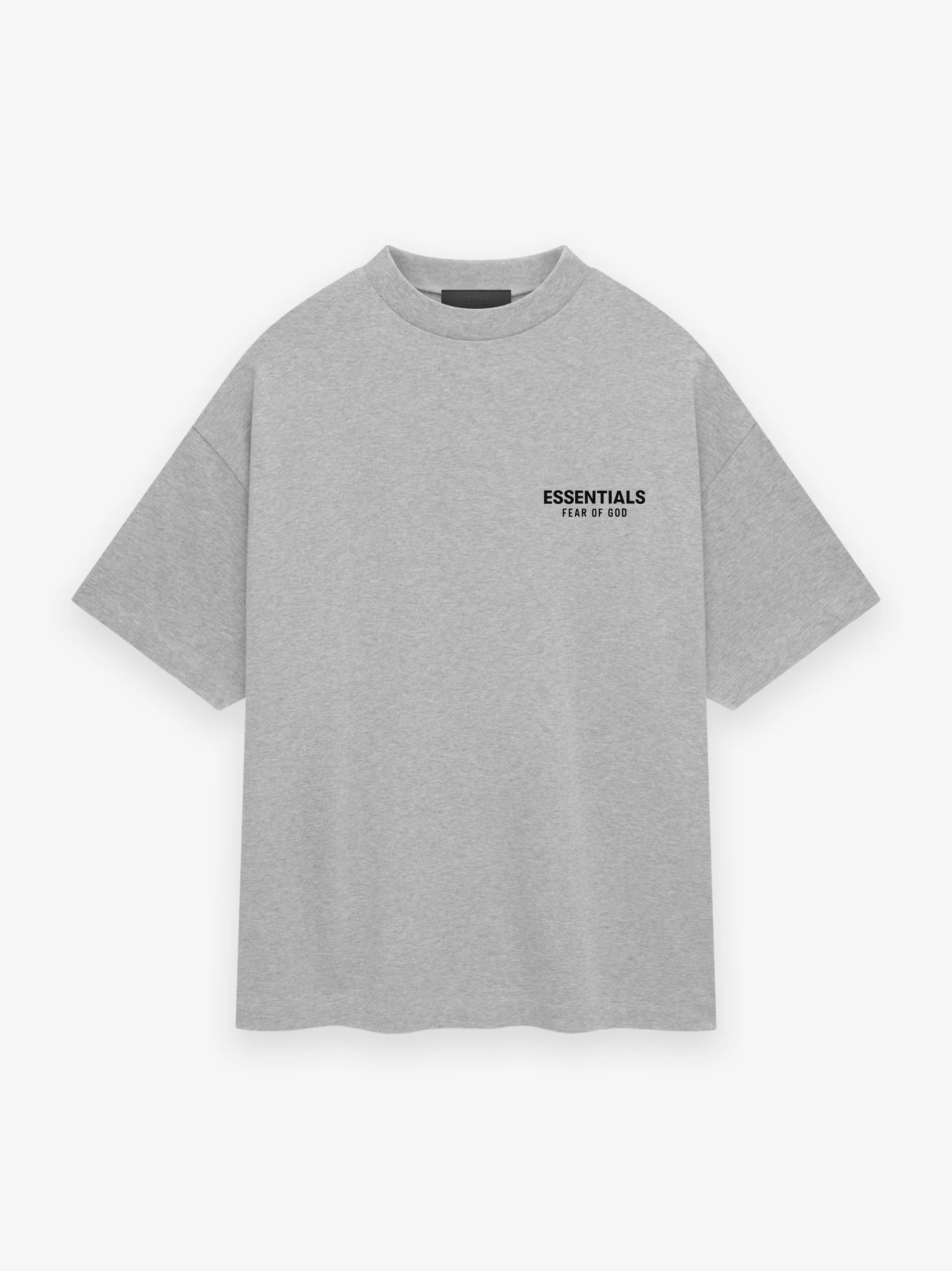 ESSENTIALS TEE - LIGHT HEATHER GRAY