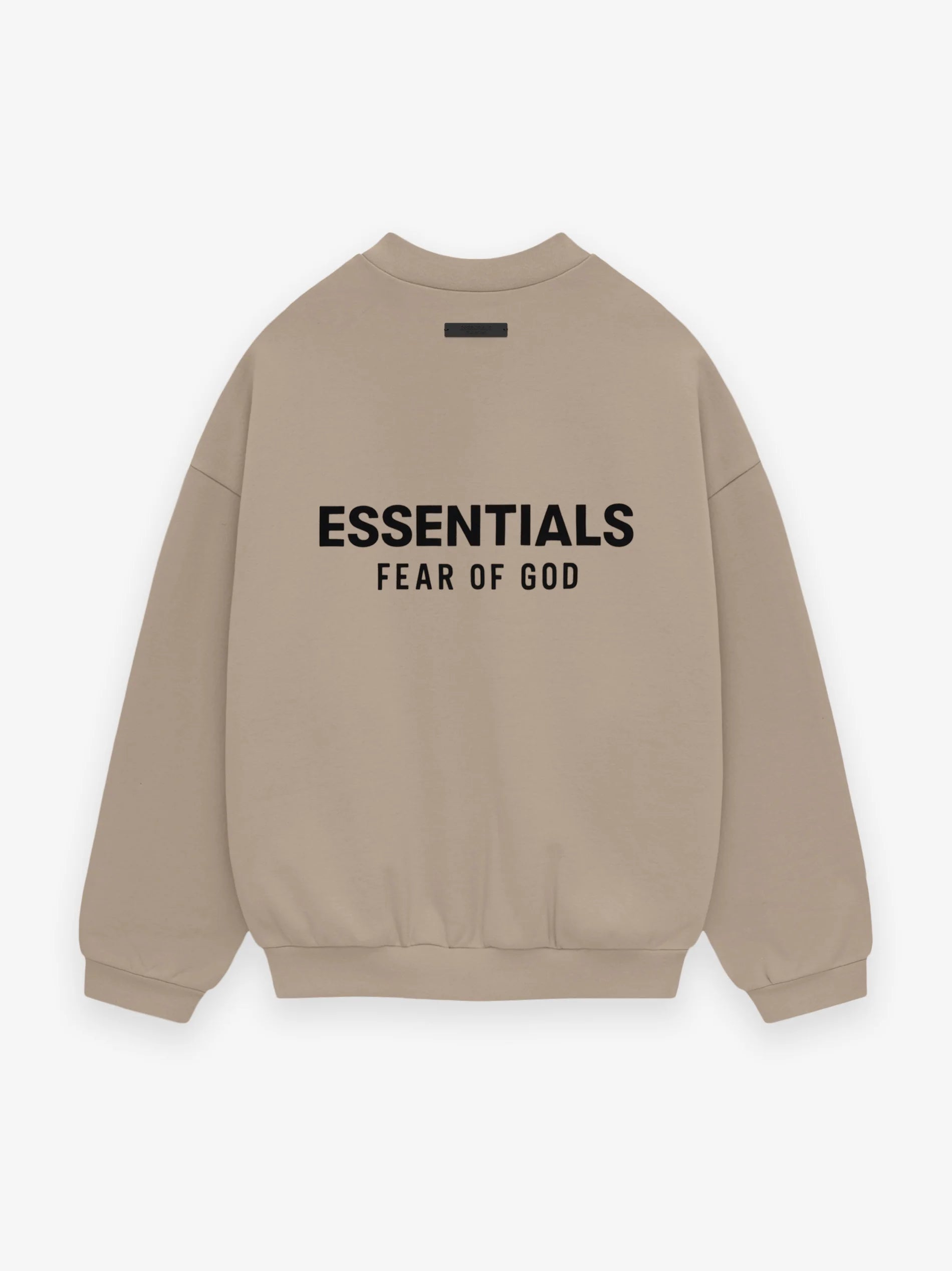 ESSENTIALS FLEECE CREWNECK - DESERT SAND