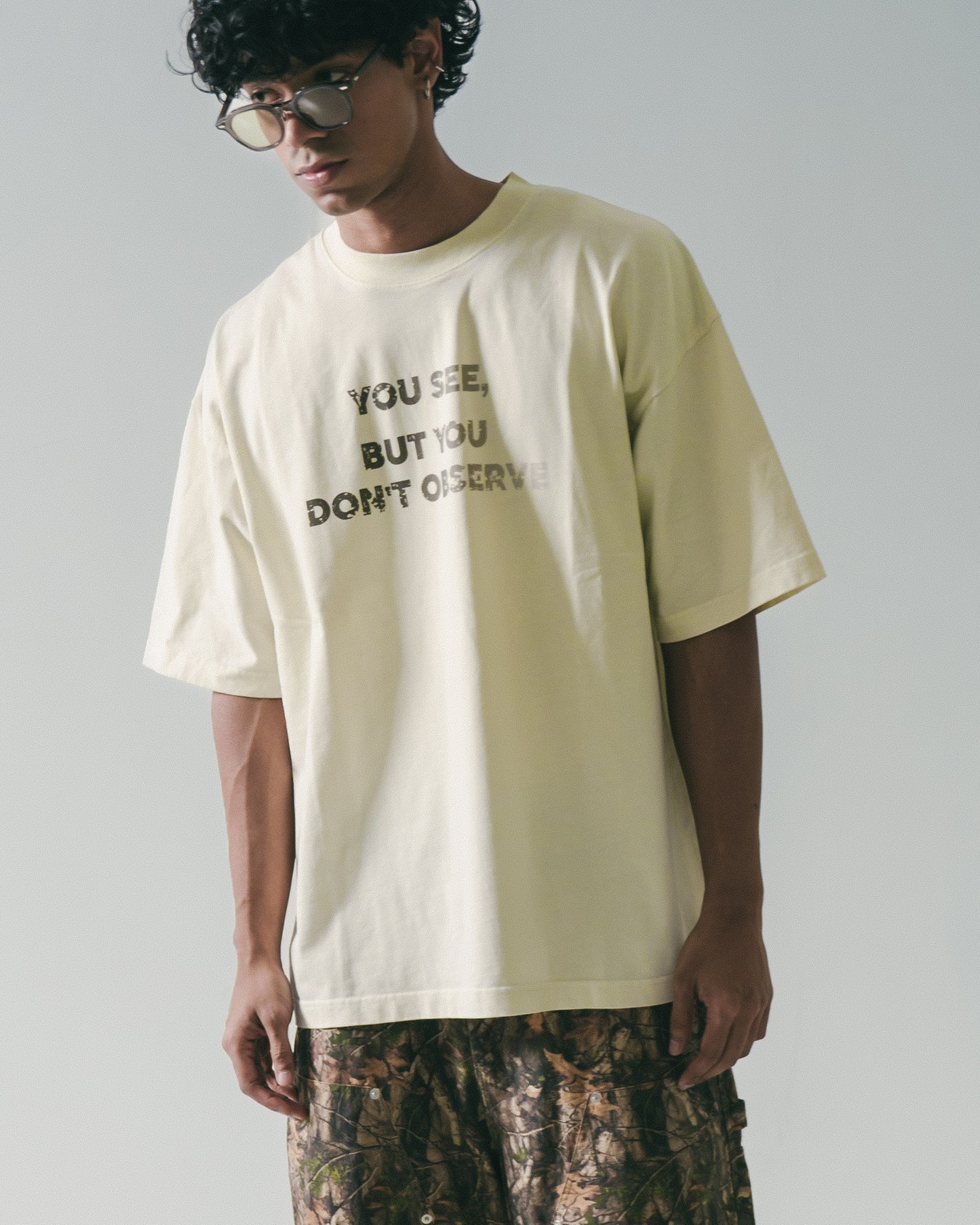 Sense - Wash Fade Print T shirt