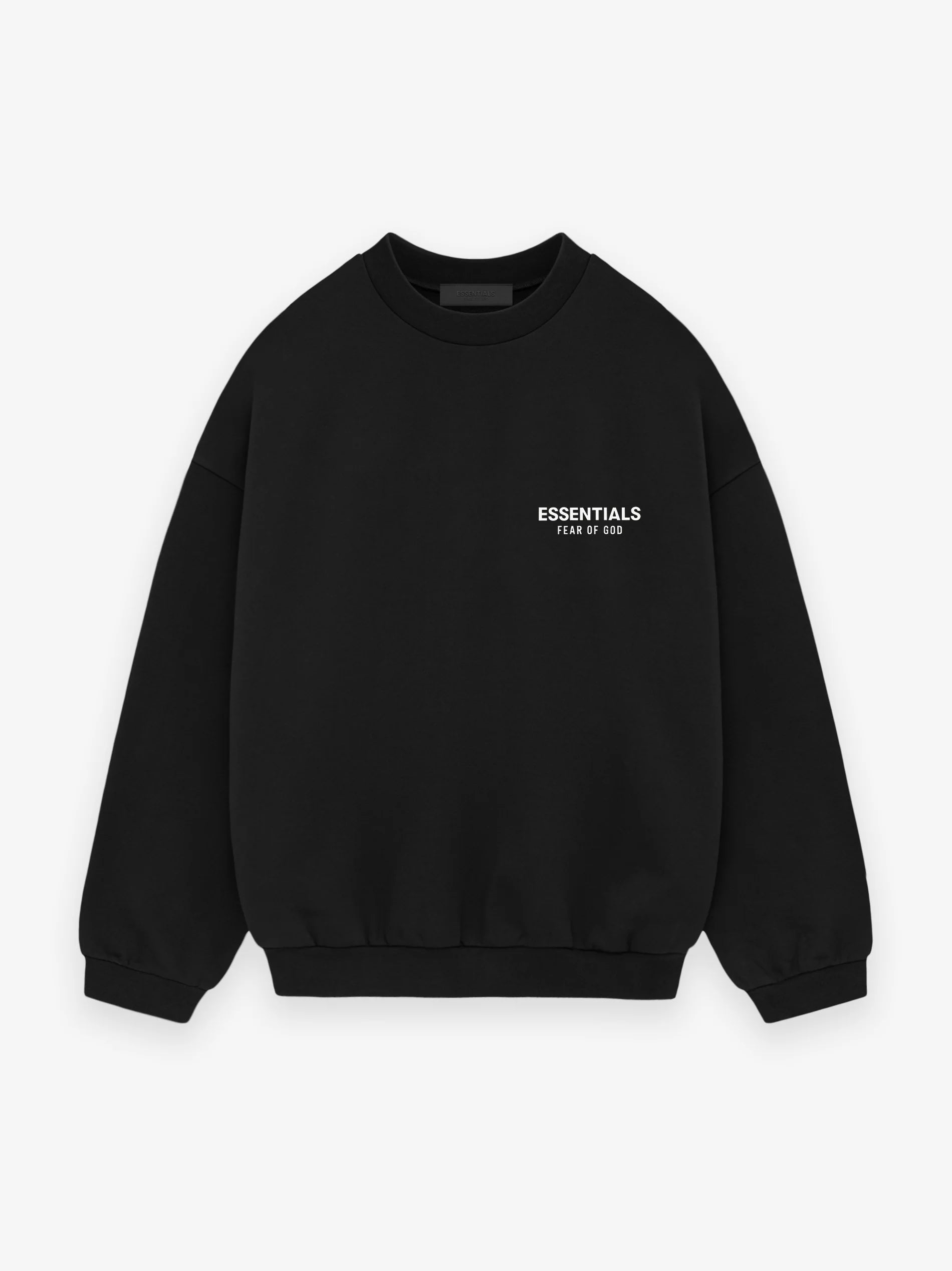 ESSENTIALS FLEECE CREWNECK - BLACK