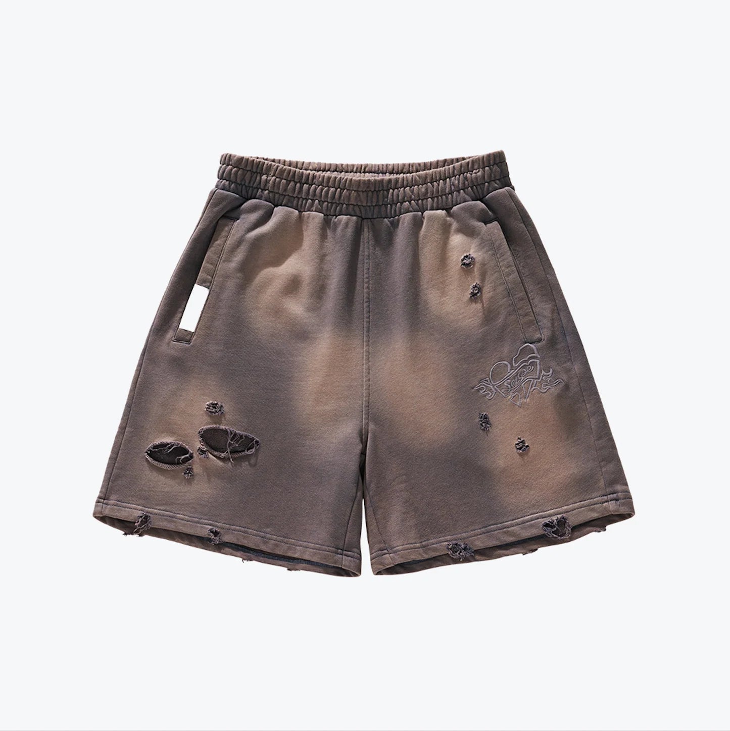 Sense - Sun Faded Wash Sueat Shorts Grape