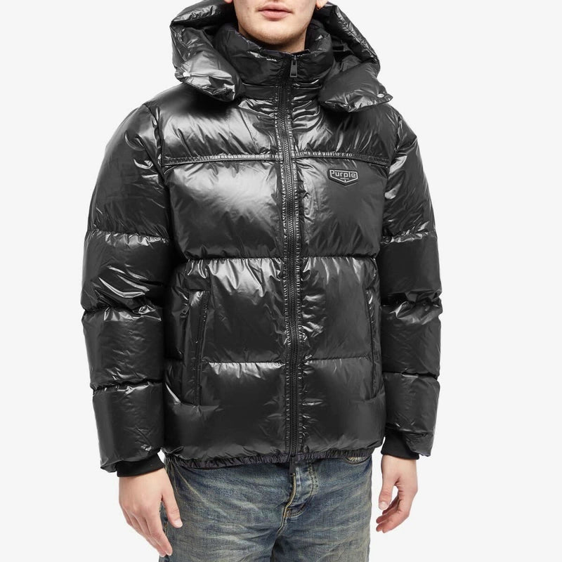 Purple Brand Puffer - Black