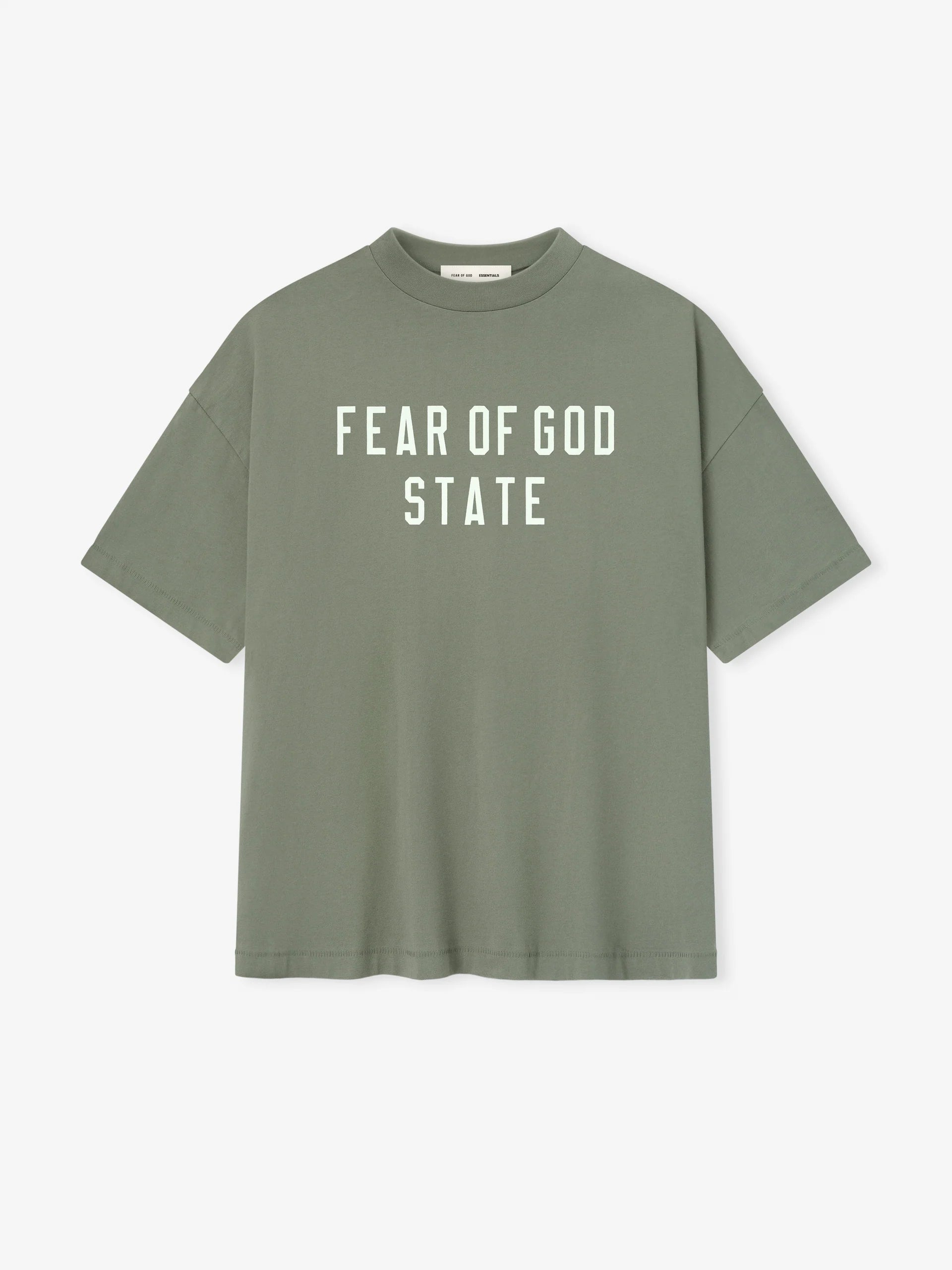 ESSENTIALS 90'S TEE - MOSS