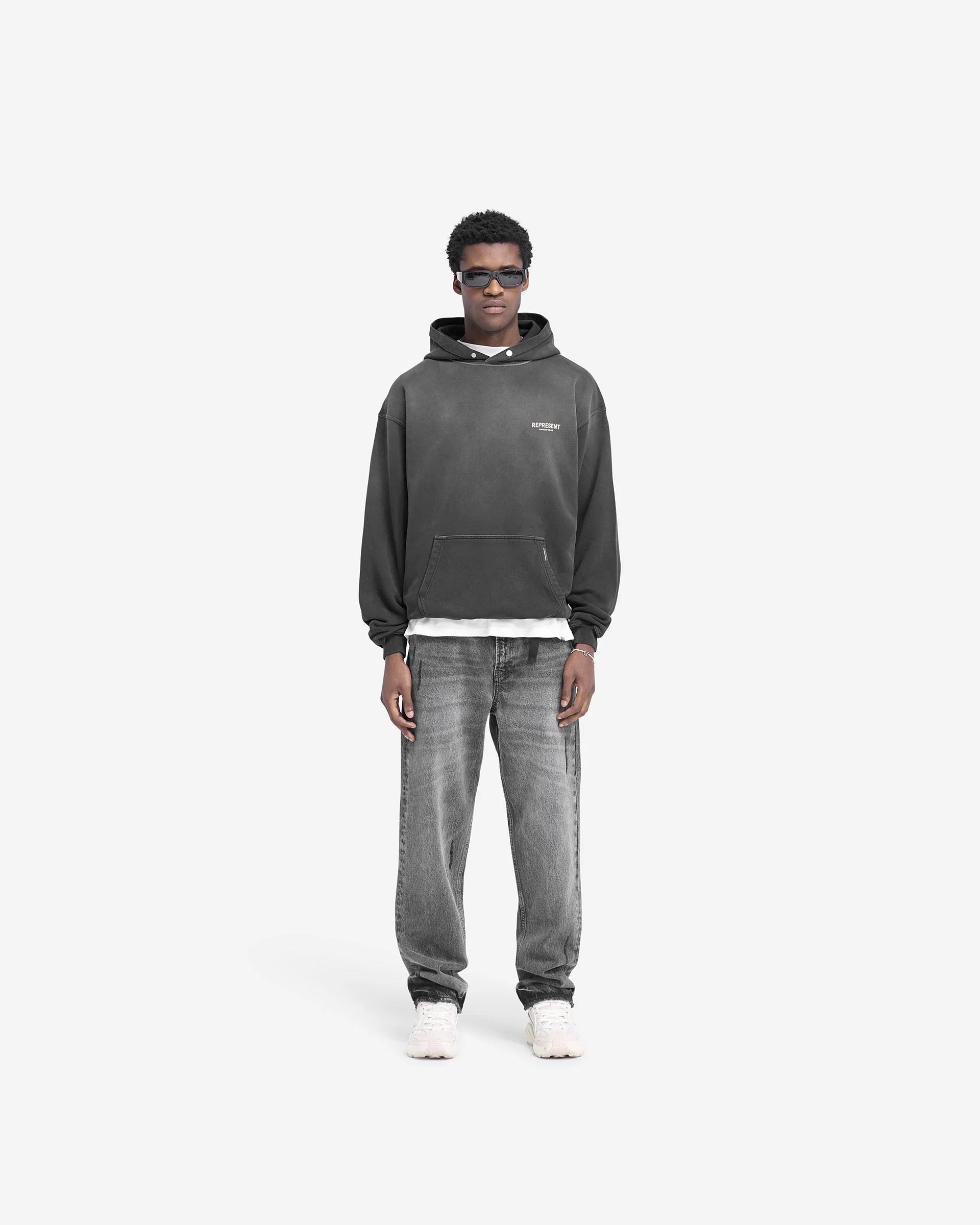 Represent Owners Club hoodie - Aged black