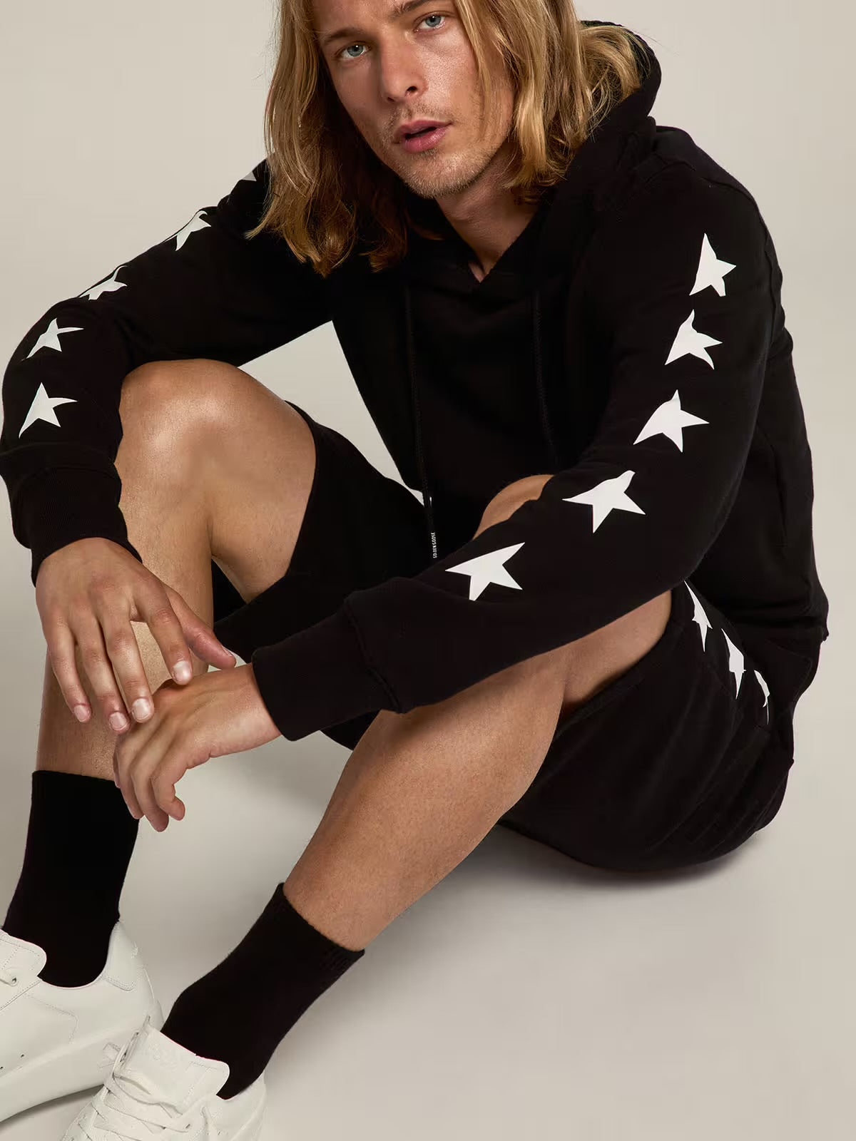 Golden goose multi star hoodie