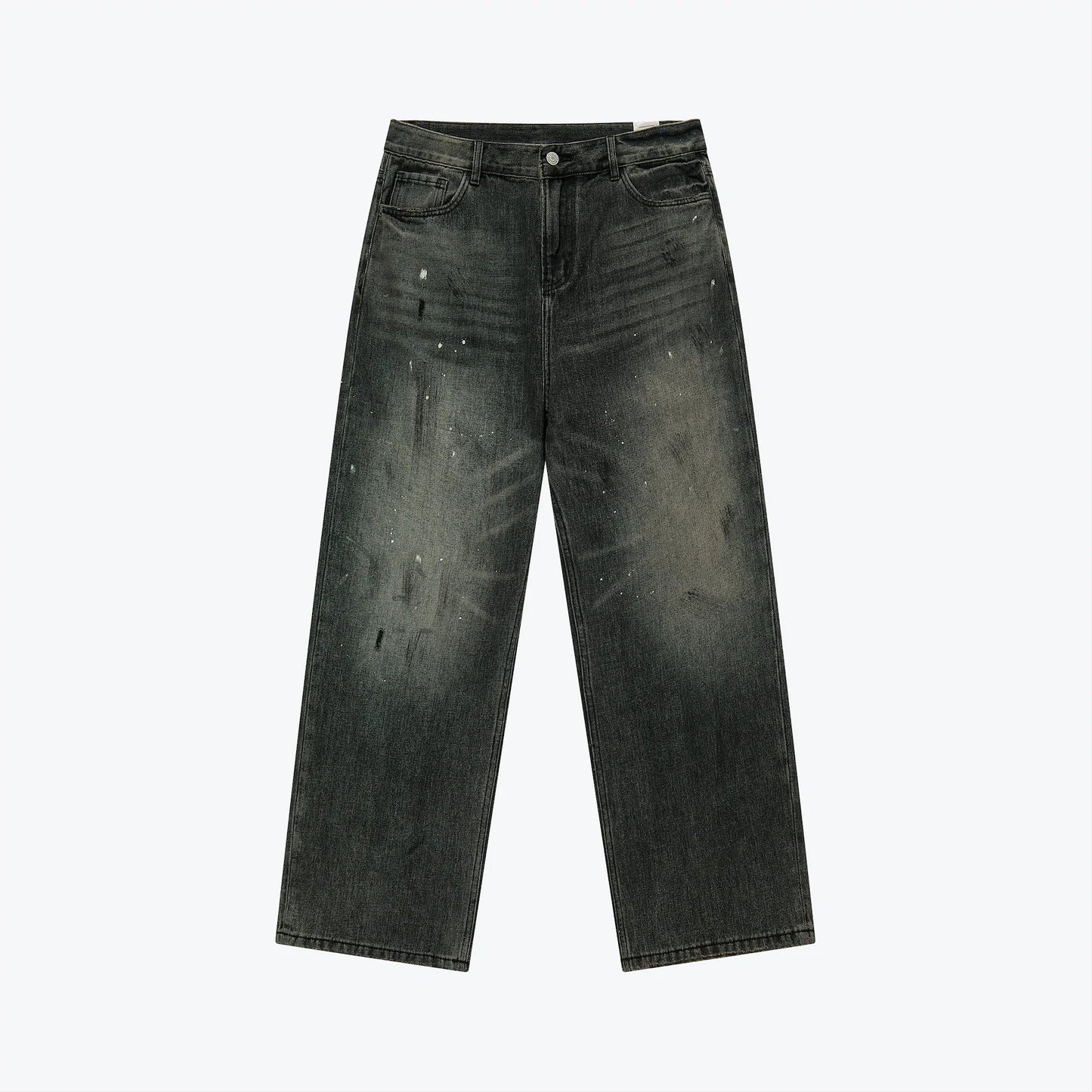 Sense - Dirty Straight Loose Cut Jeans Coal Black