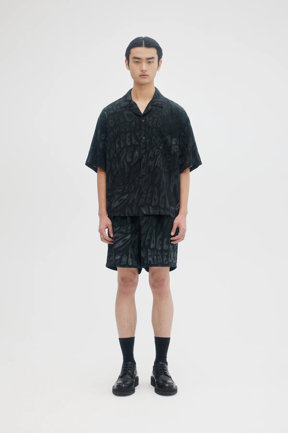 DOMREBEL WAVES CAMP COLLAR SHIRT