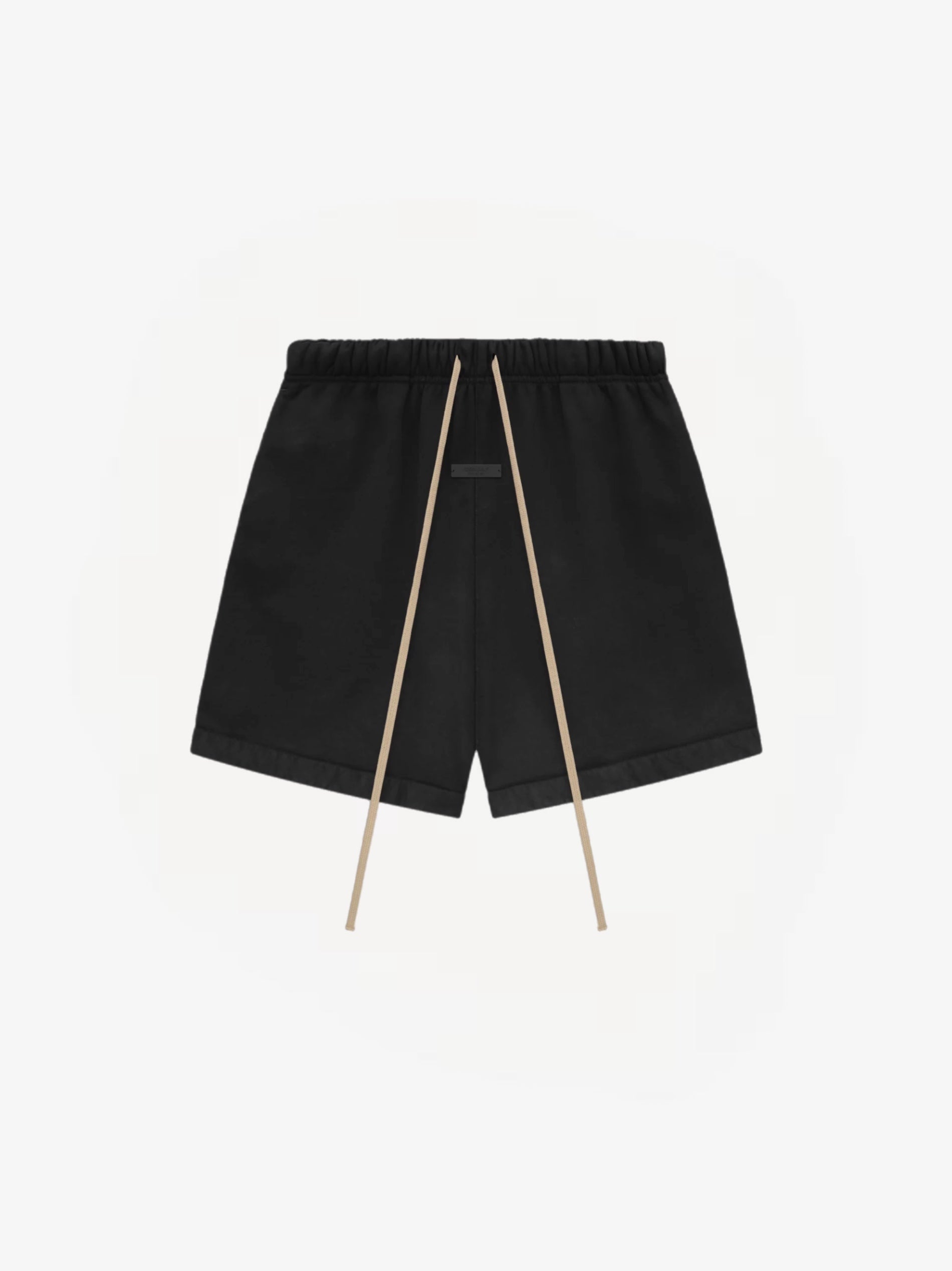 ESSENTIALS HEAVY FLEECE SOCCER SHORT - BLACK