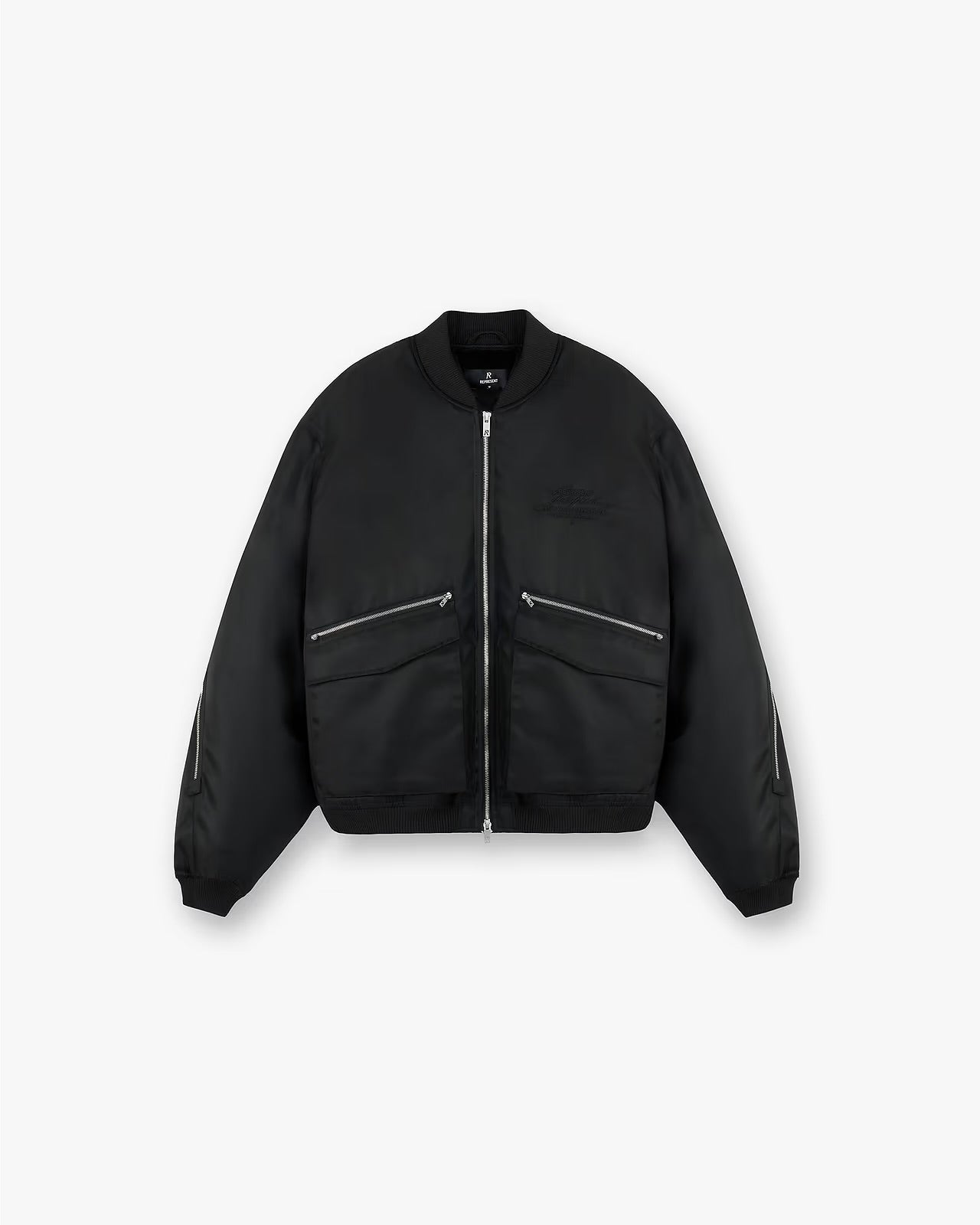 REPRESENT- ZIP BACK BOMBER JACKET