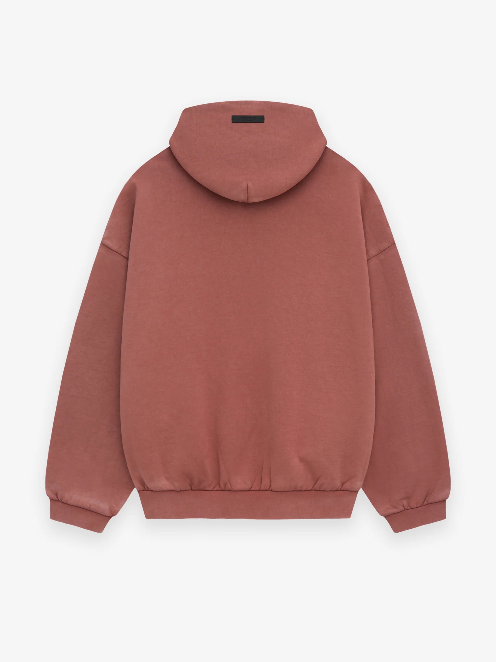 ESSENTIALS HEAVY FLEECE HOODIE - CRIMSON