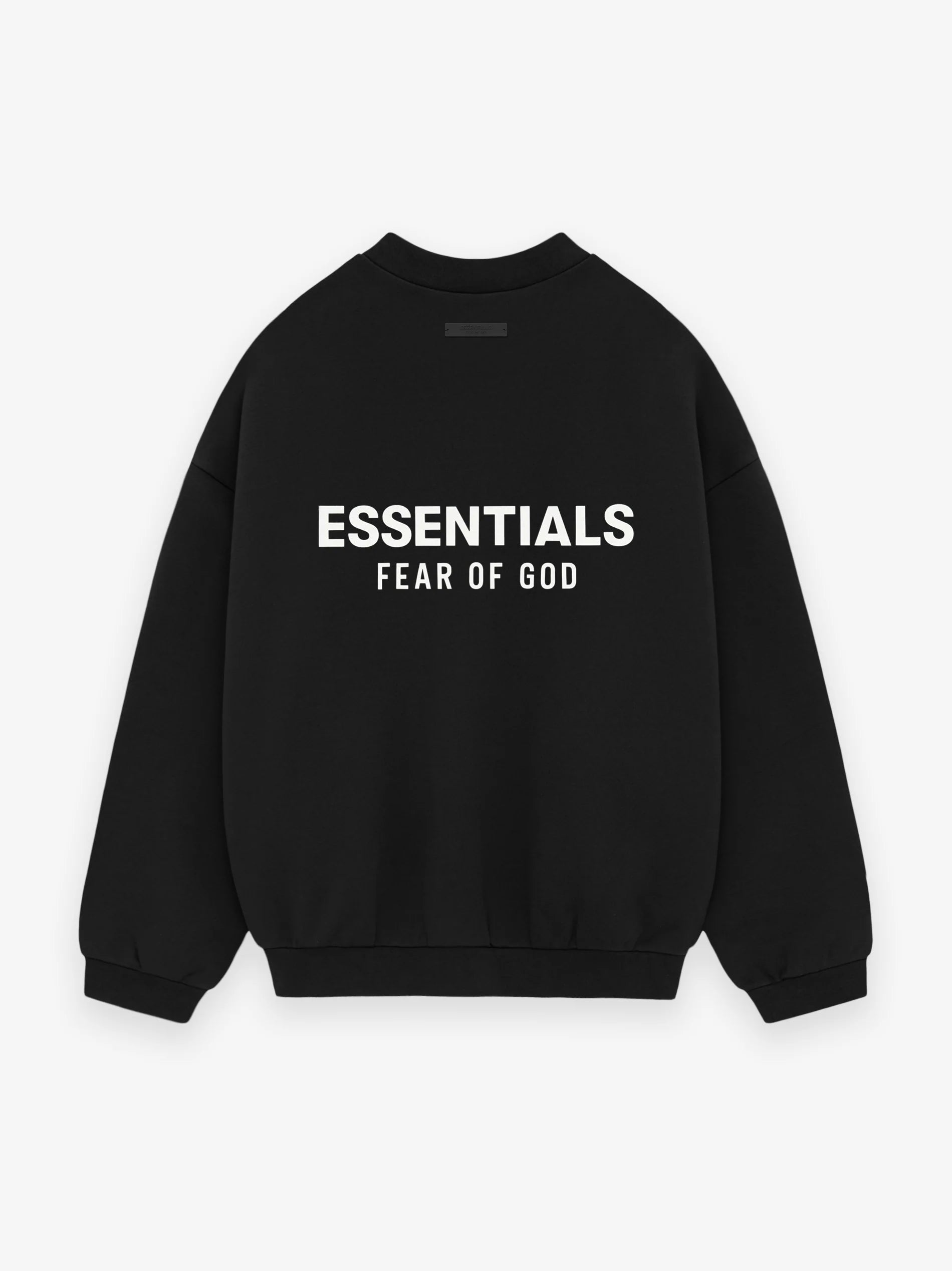 ESSENTIALS FLEECE CREWNECK - BLACK