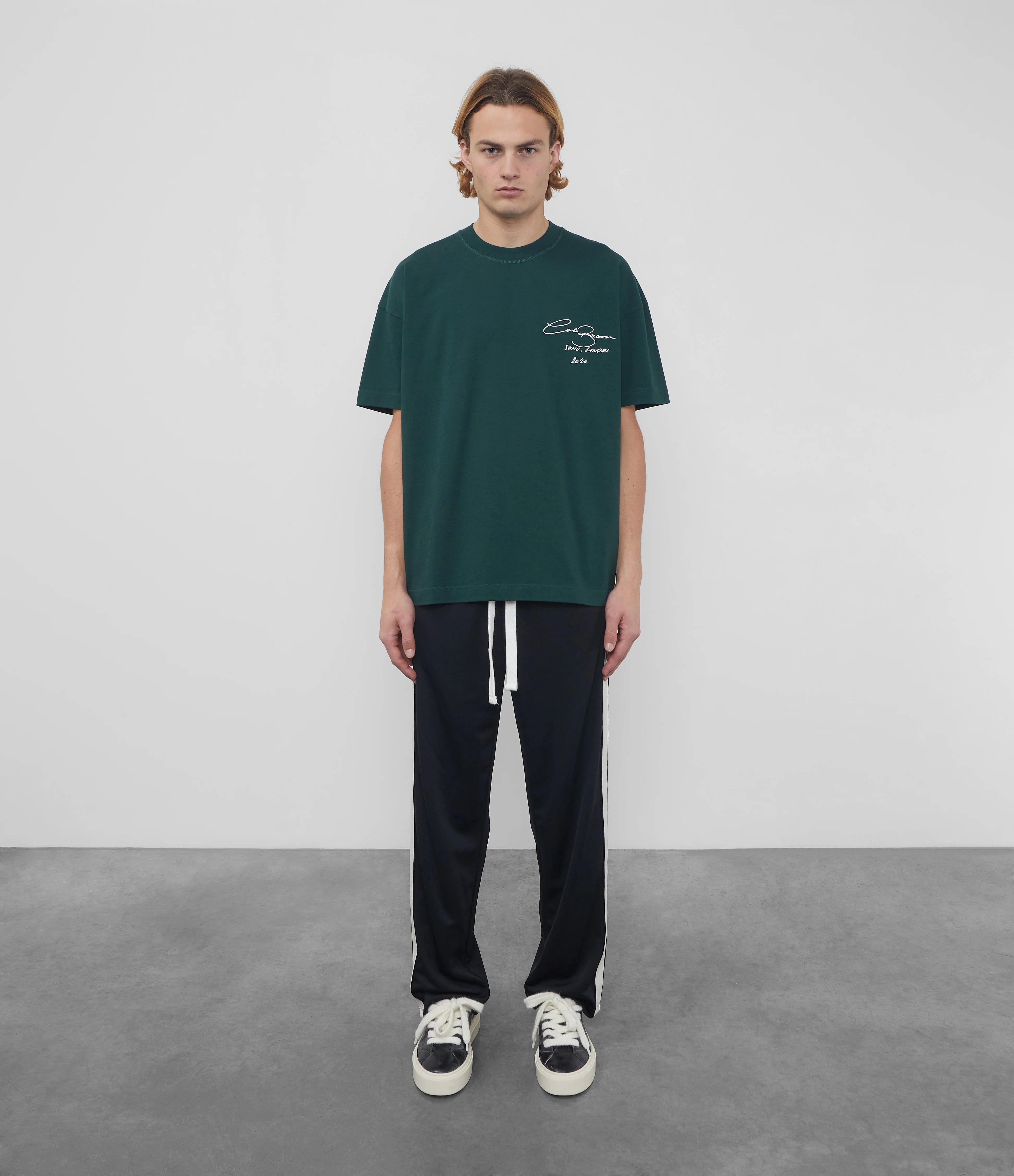 COLE BUXTON SIGNATURE T-SHIRT - FOREST GREEN