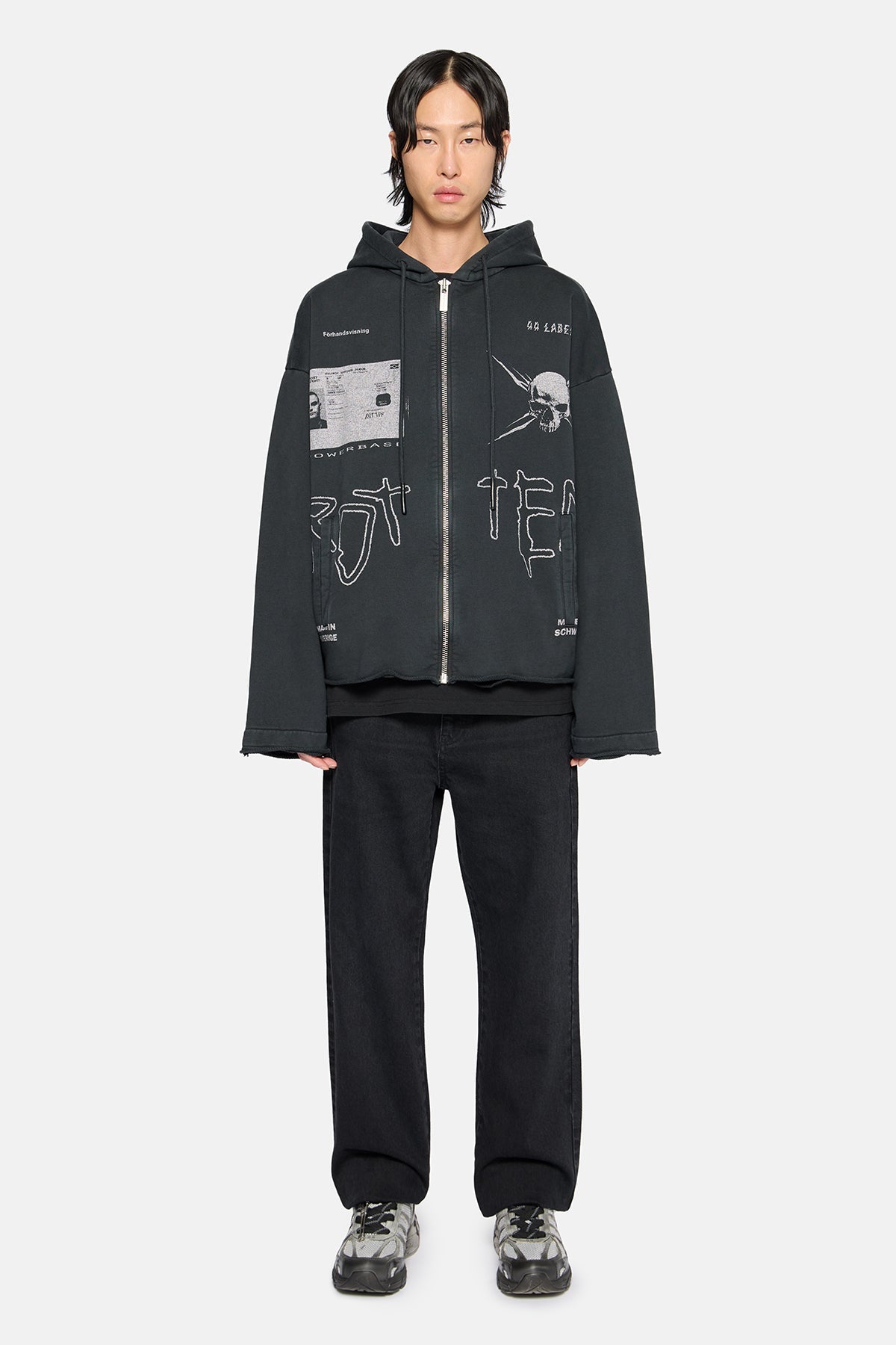 44 LABEL GROUP ZIP HOODIE