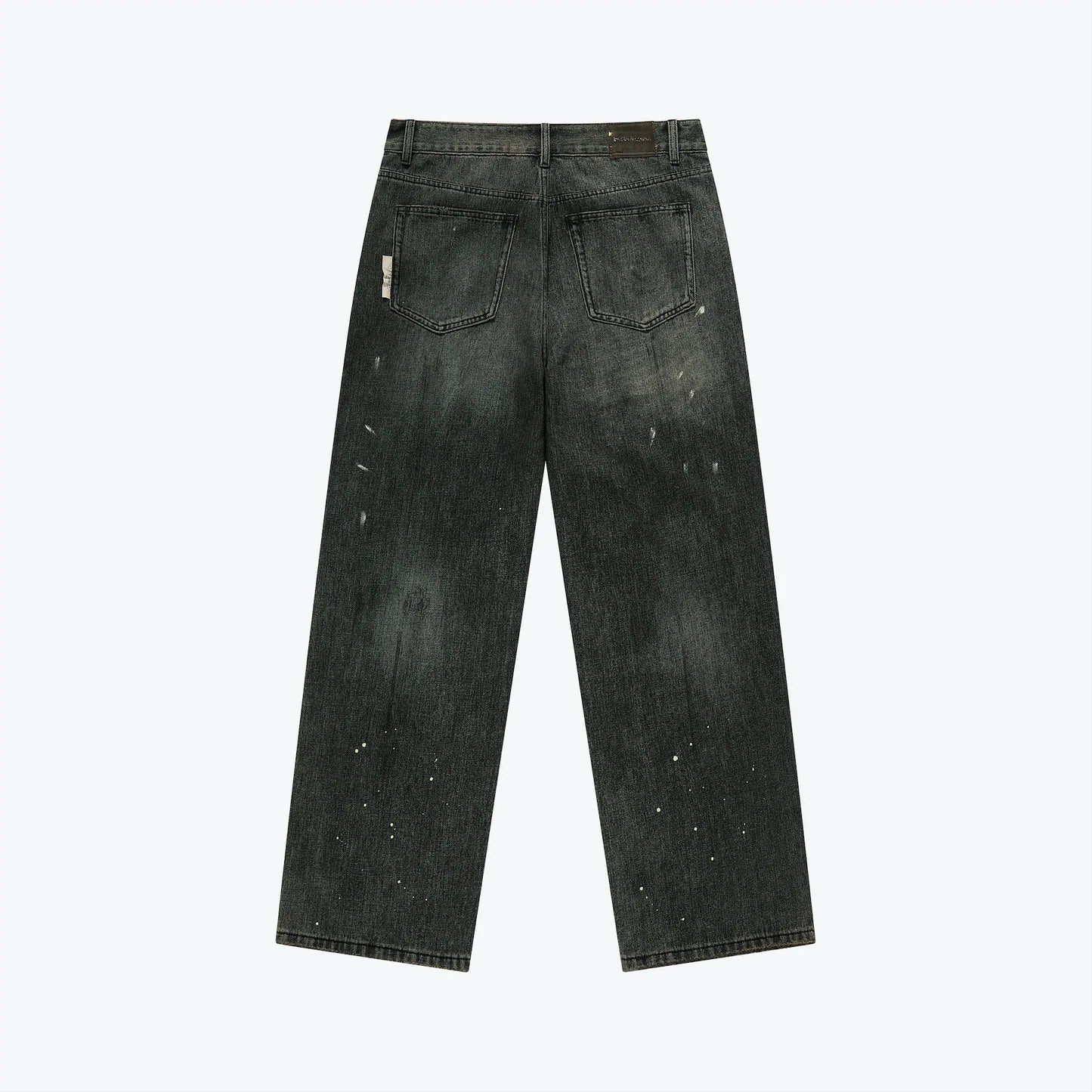 Sense - Dirty Straight Loose Cut Jeans Coal Black