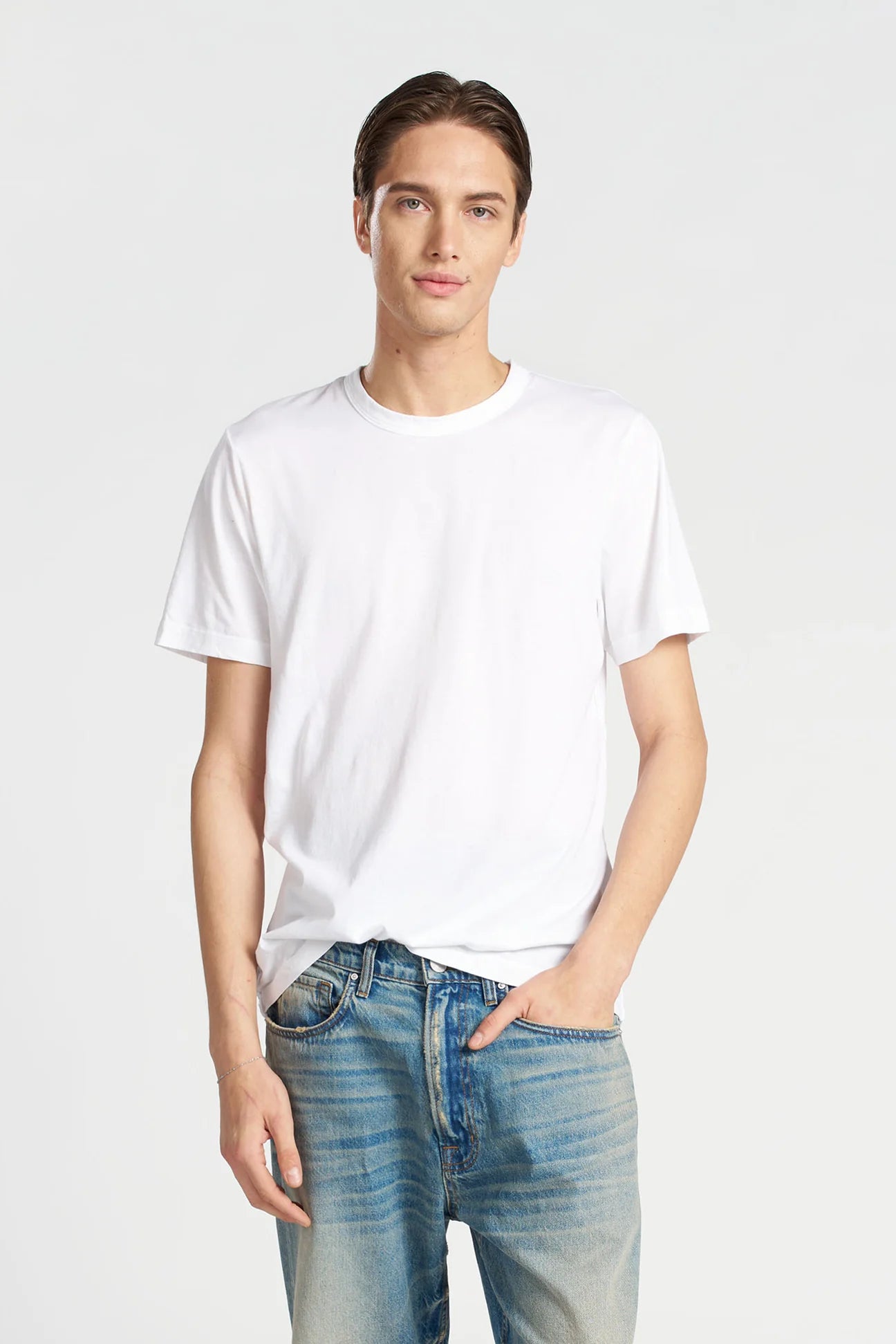 COTTON CITIZEN CLASSIC CREW TEE - WHITE