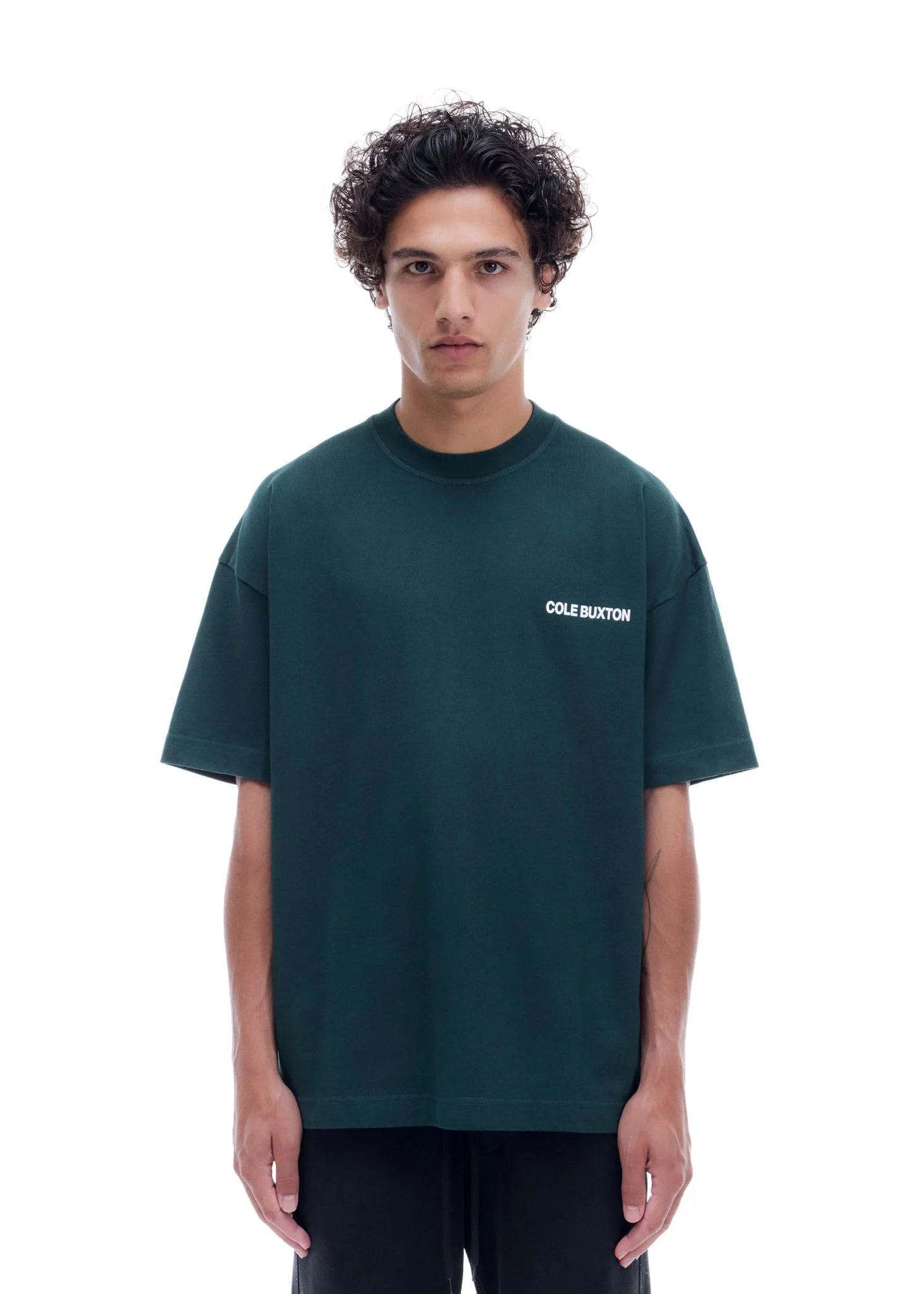 COLE BUXTON CB SPORTSWEAR T-SHIRT - FOREST GREEN