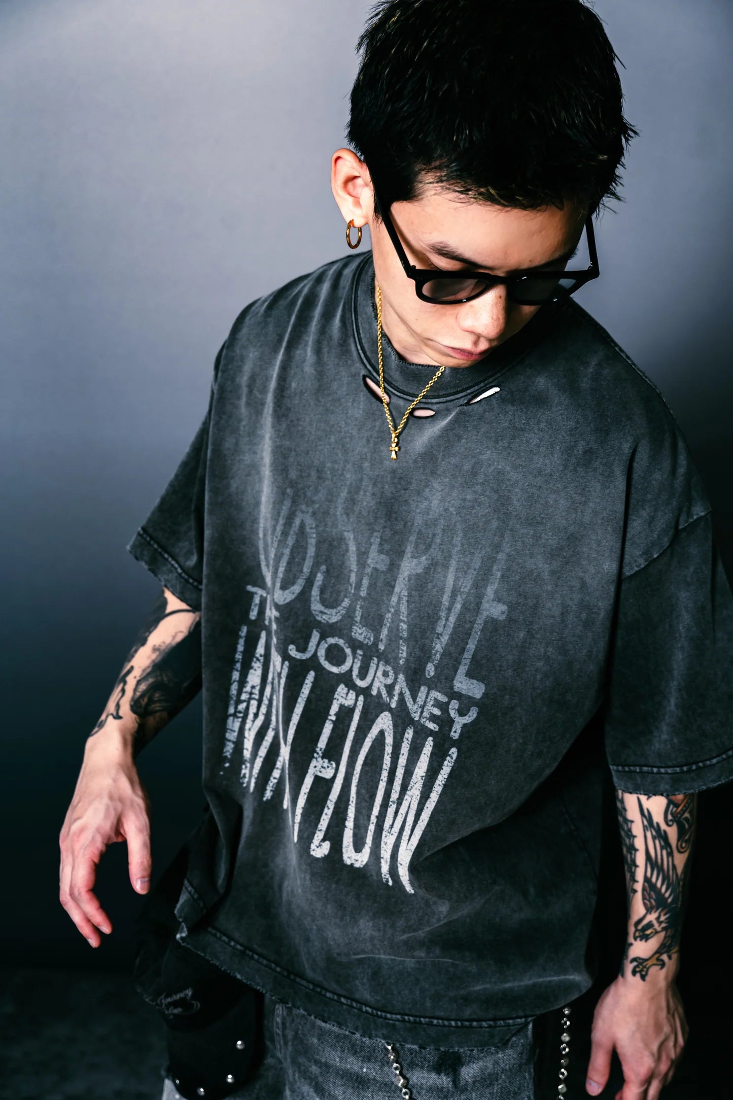 Sense - Vignette Print T shirt