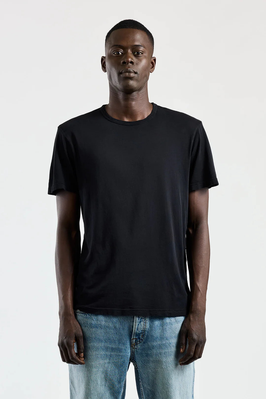 COTTON CITIZEN CLASSIC CREW TEE - JET BLACK