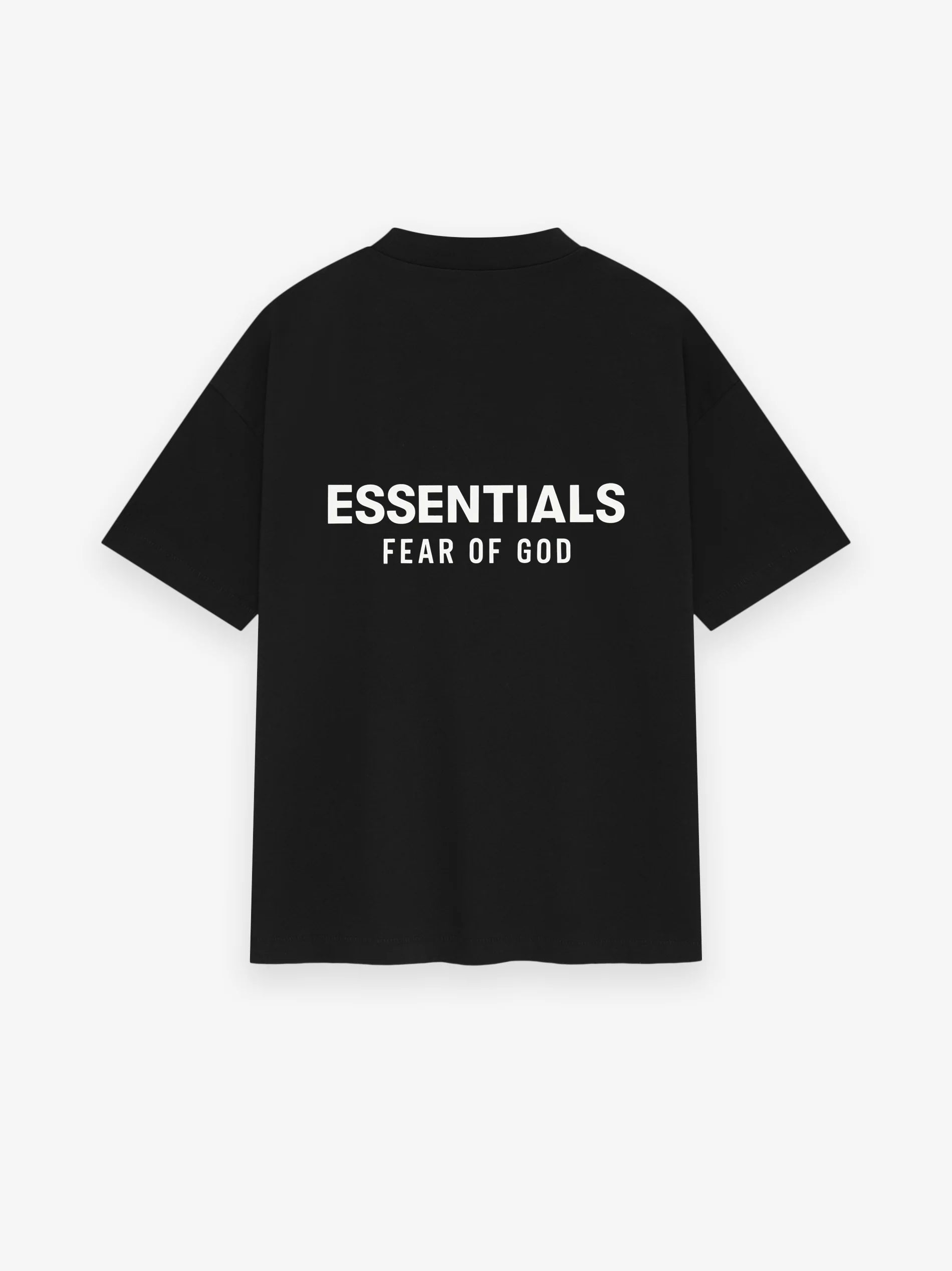 ESSENTIALS CLASSIC FIT TEE - Jet black