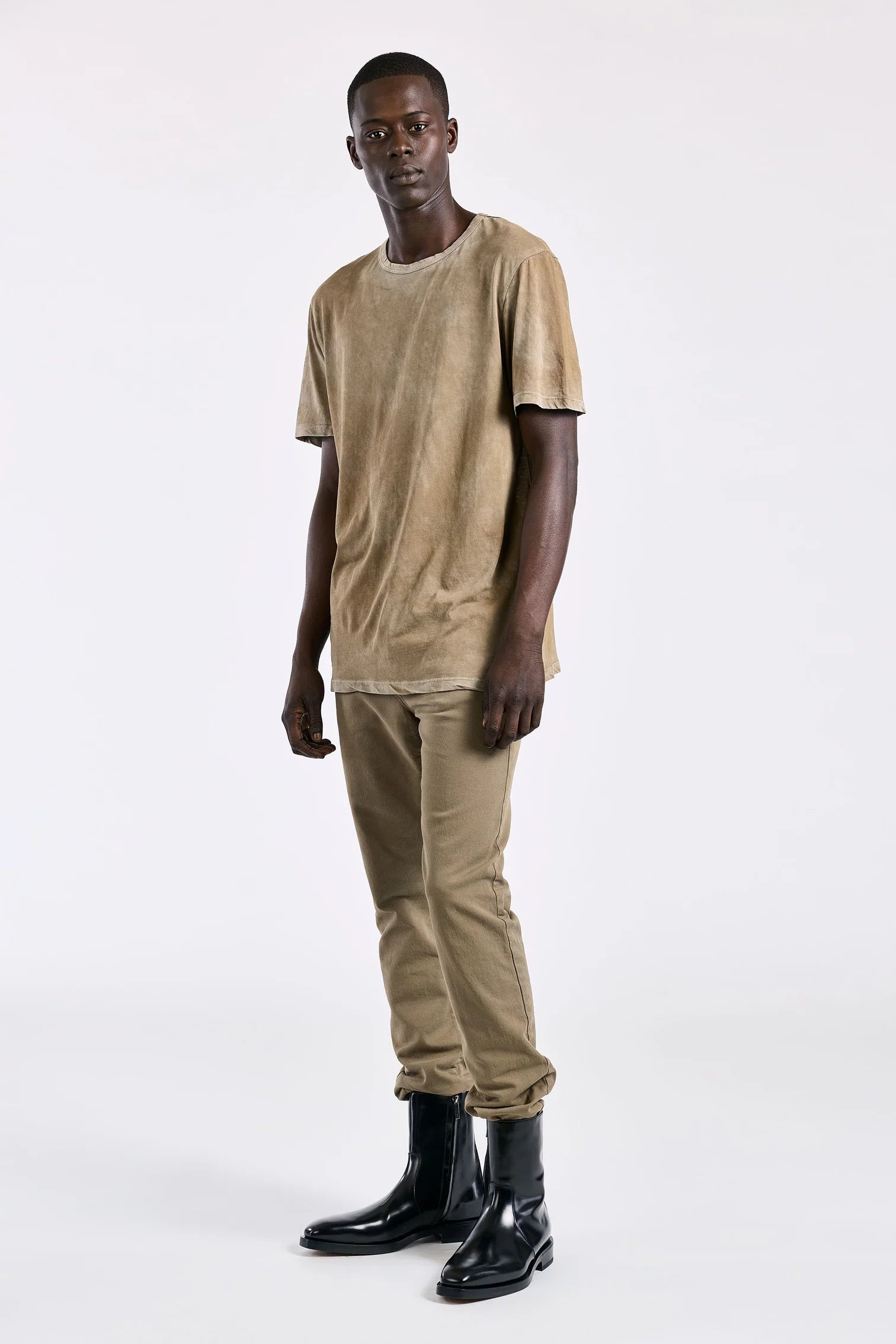 COTTON CITIZEN CLASSIC CREWNECK TEE -  VINTAGE CHAI