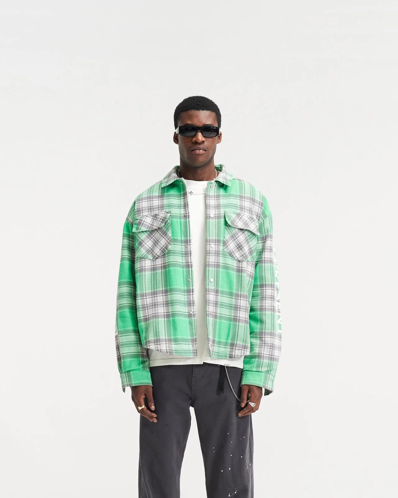 REPRESENT QUILTED FLANNEL OVERSHIRT