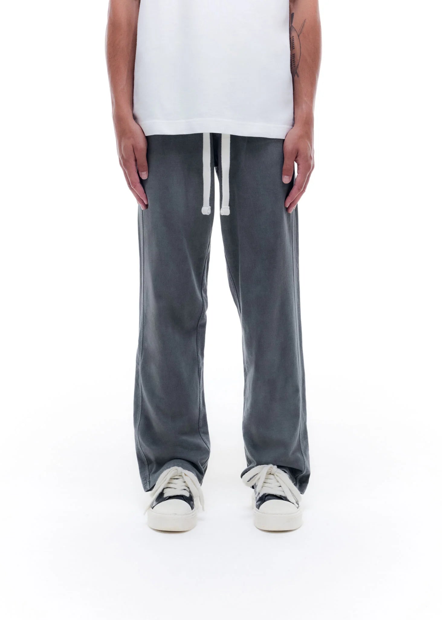 COLE BUXTON CB LOUNGE SWEATPANTS - WASHED BLACK