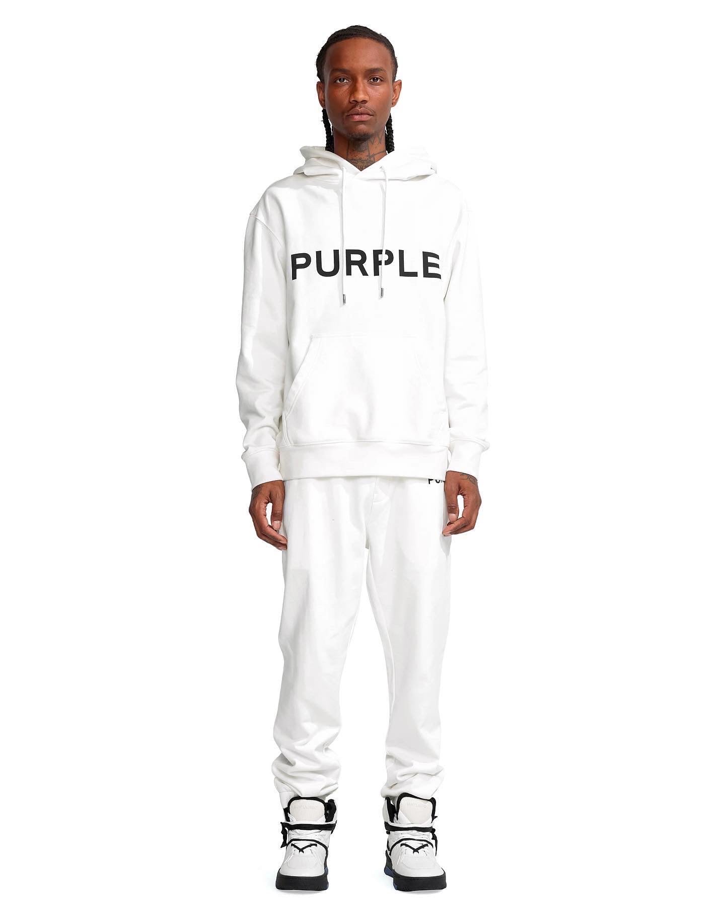 PURPLE BRAND REGULAR FIT HOODIE