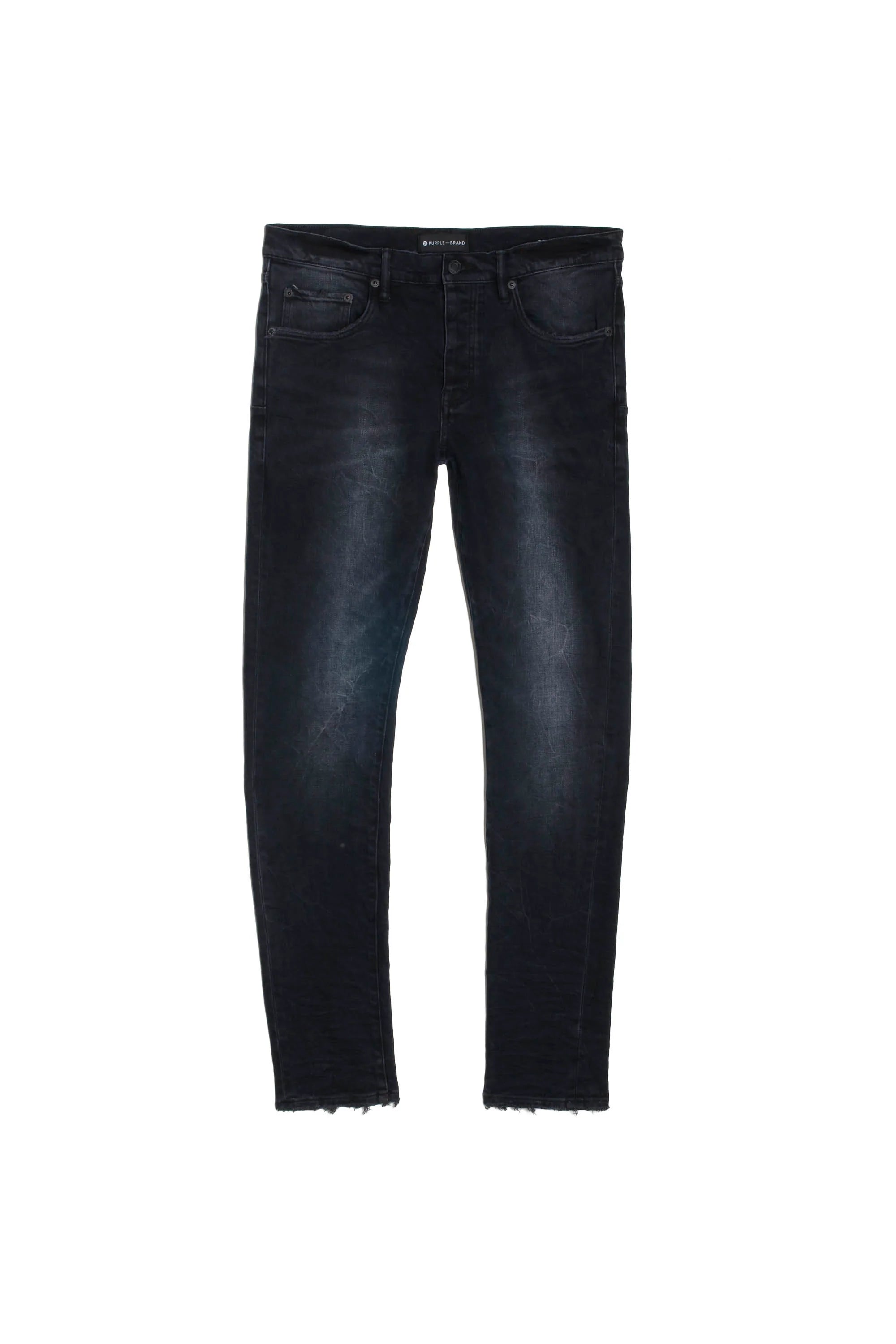 PURPLE-BRAND LOW RISE SKINNY JEANS  BLACK WASH